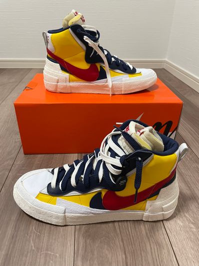 sacai × Nike Blazer Mid "Varsity Maize/Varsity Red"