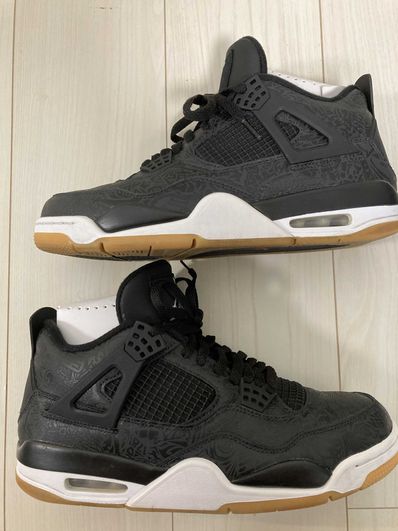Nike Air Jordan 4 Retro "Laser Black/Gum"