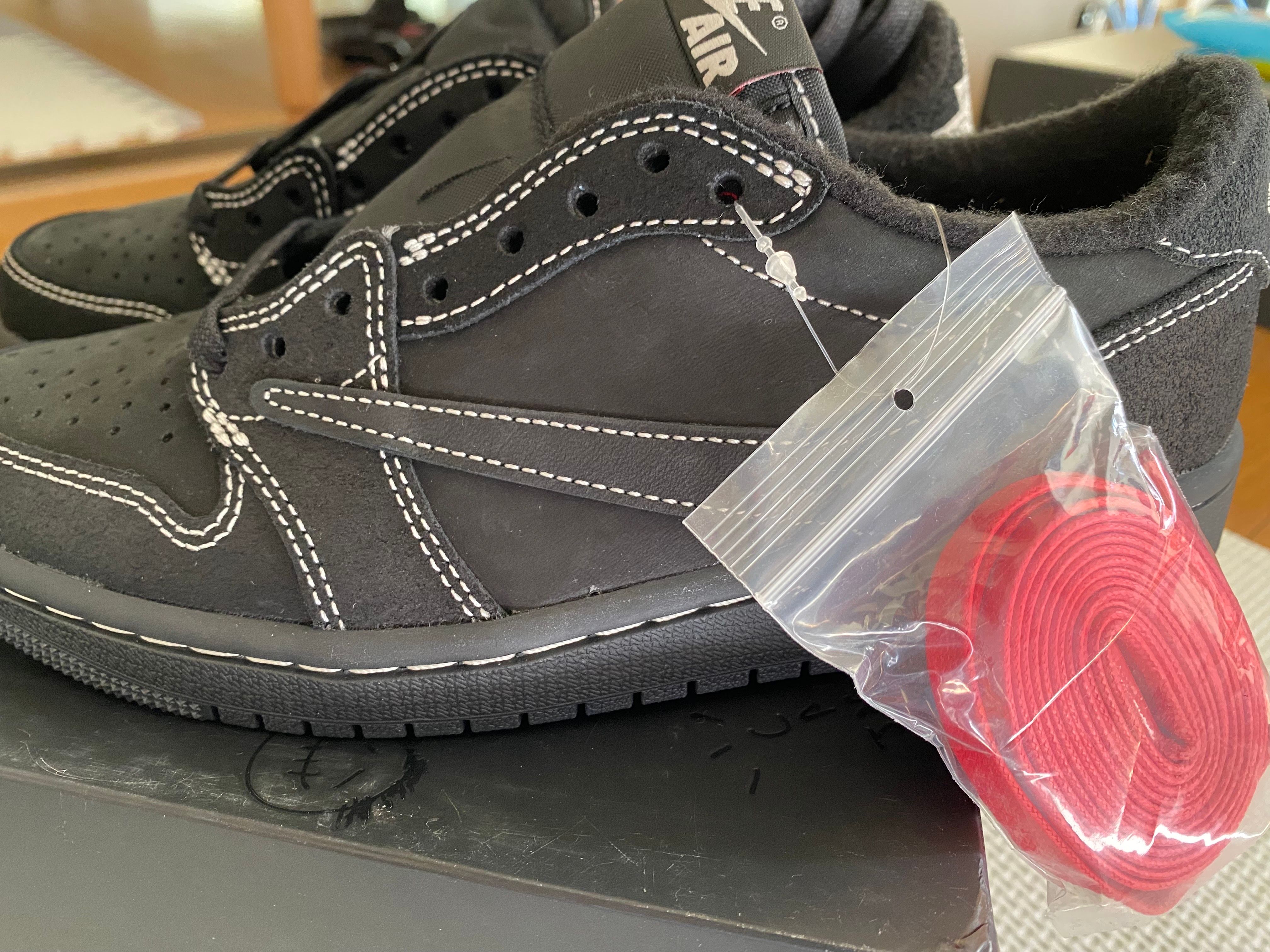 Travis Scott × Nike Air Jordan 1 Low OG SP "Black Phantom"