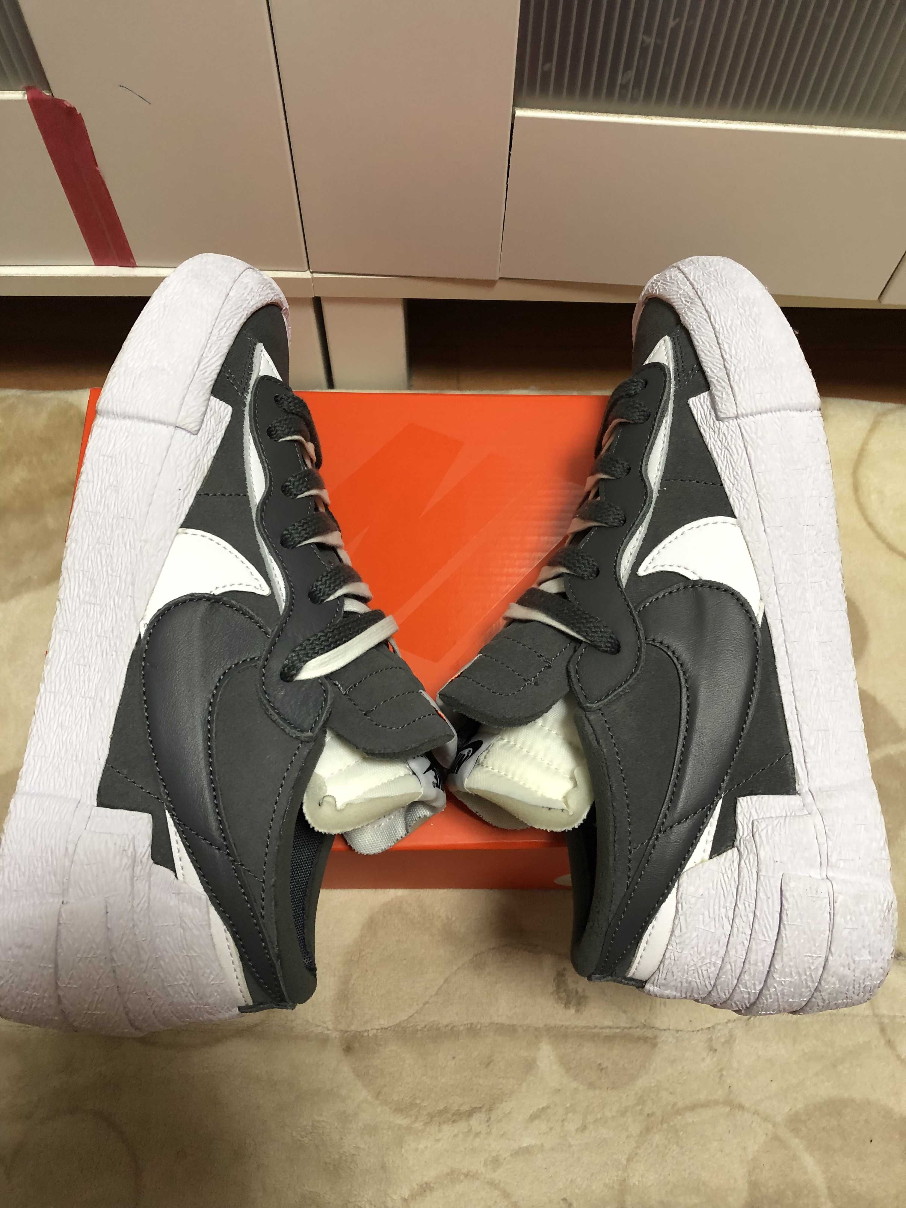 Sacai × Nike Blazer Low "Iron Grey"