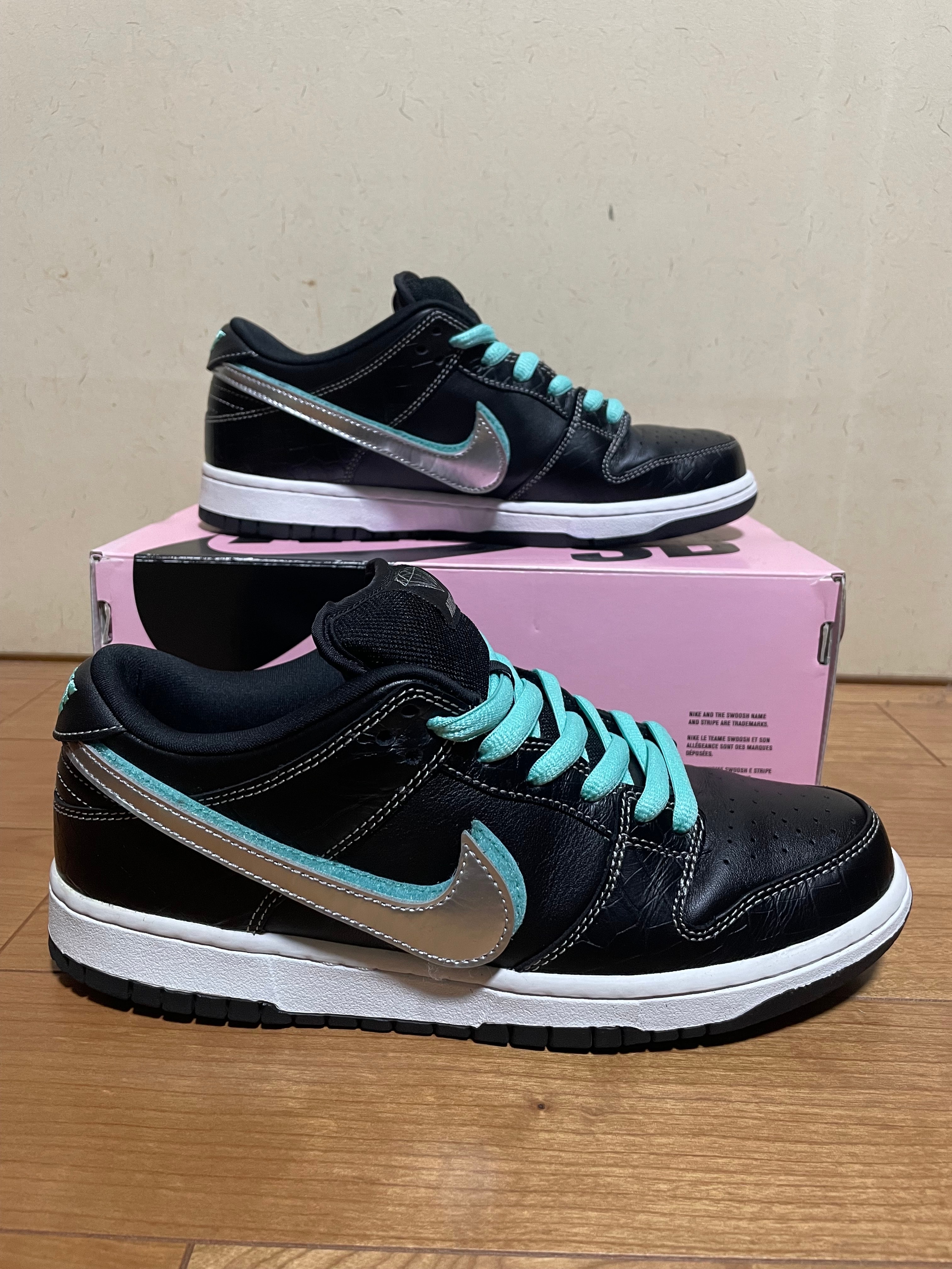 Diamond Supply Co. × Nike SB Dunk Low Pro "Black"
