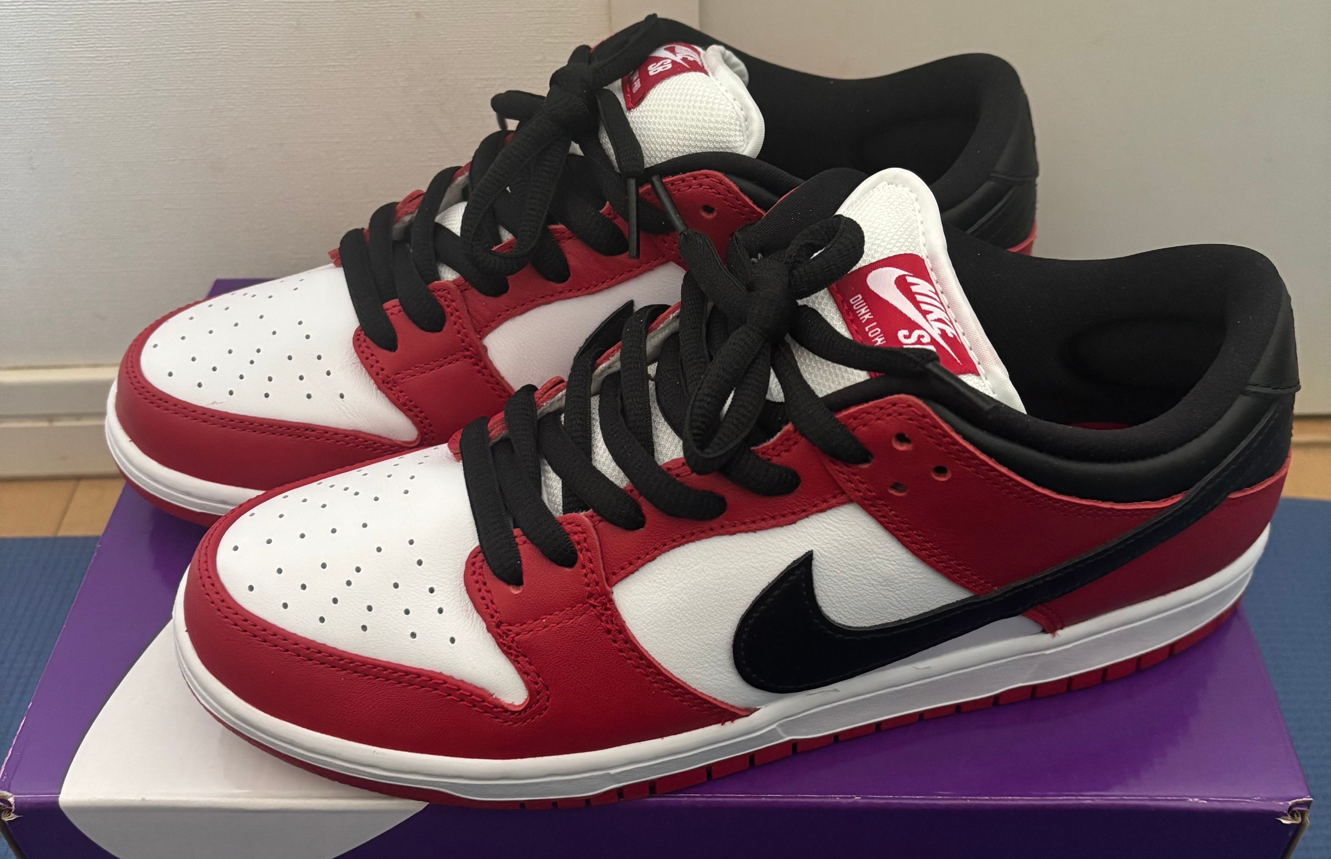 Nike SB Dunk Low Pro "J-Pack Chicago/Varsity Red and White"
