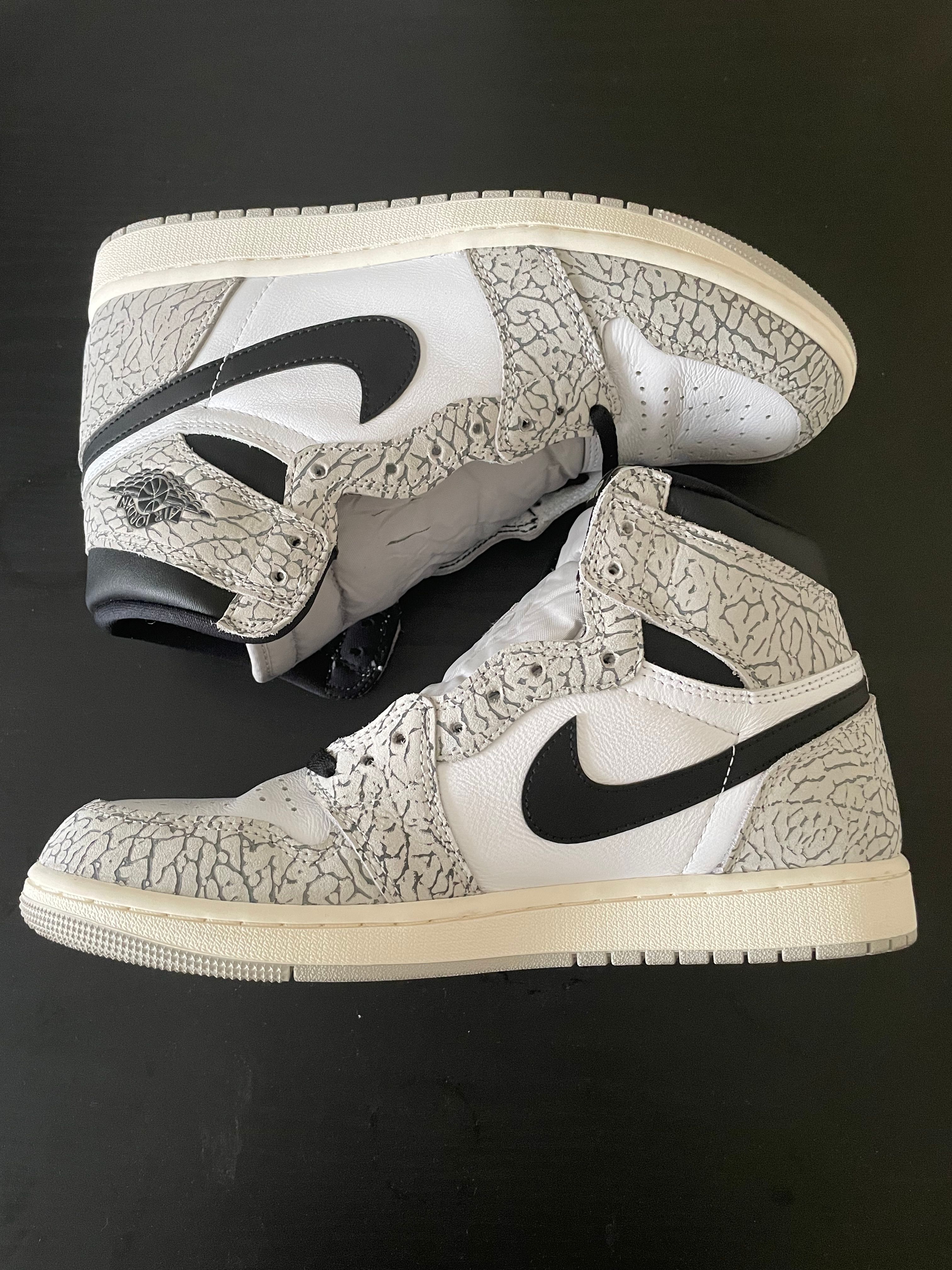 Nike Air Jordan 1 High OG "White Cement/Safari"
