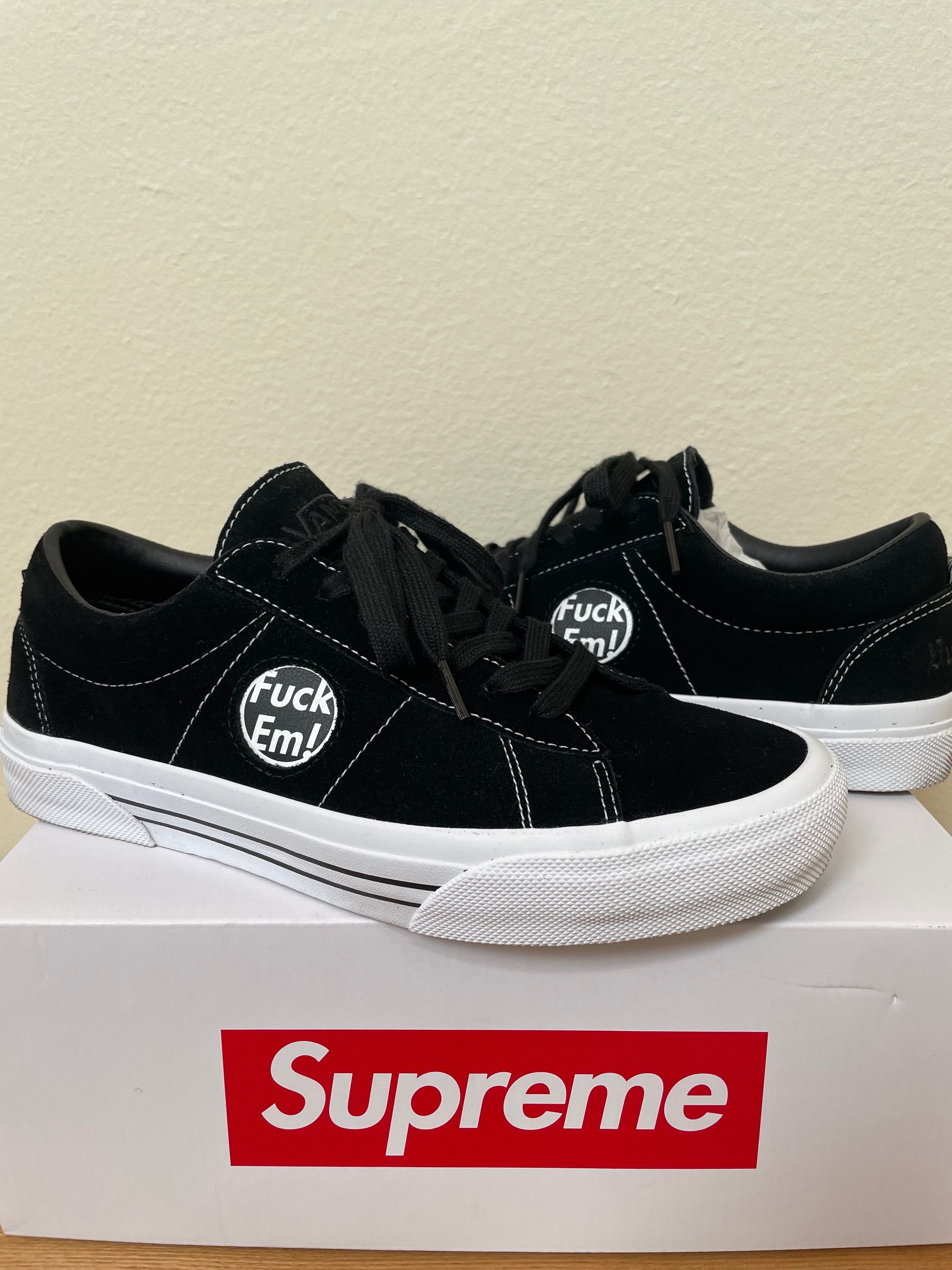 Supreme × Vans Sid "Black"