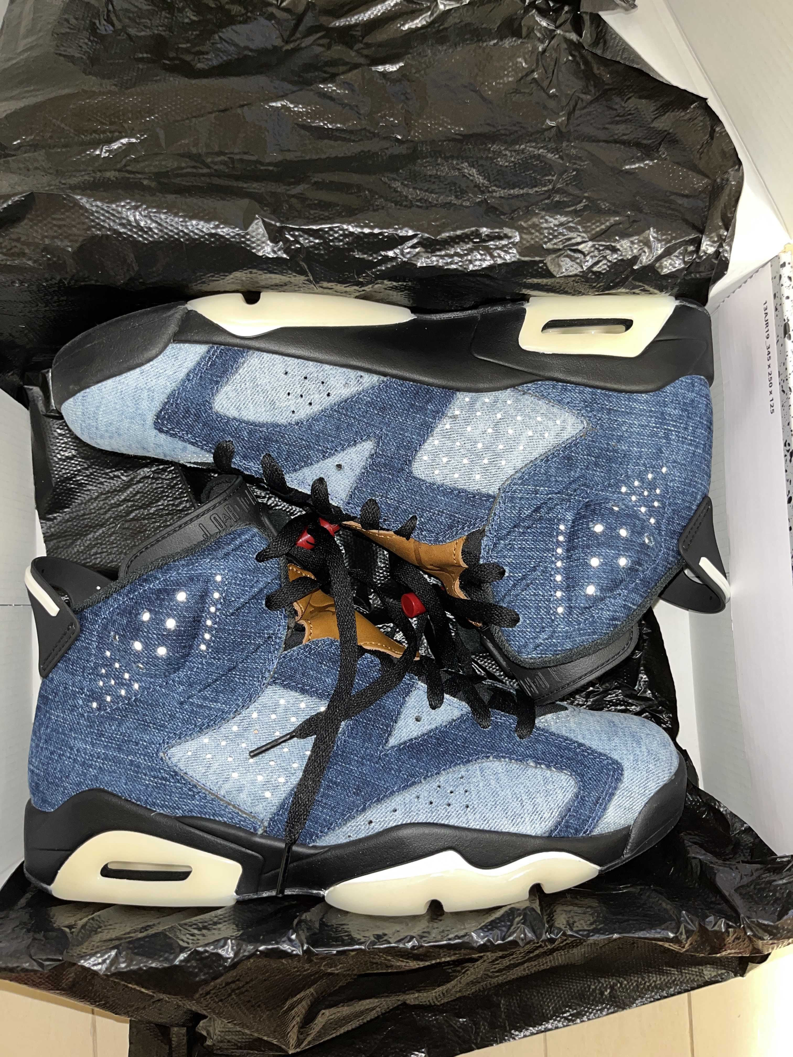NIKE AIR JORDAN 6 "WASHED DENIM"