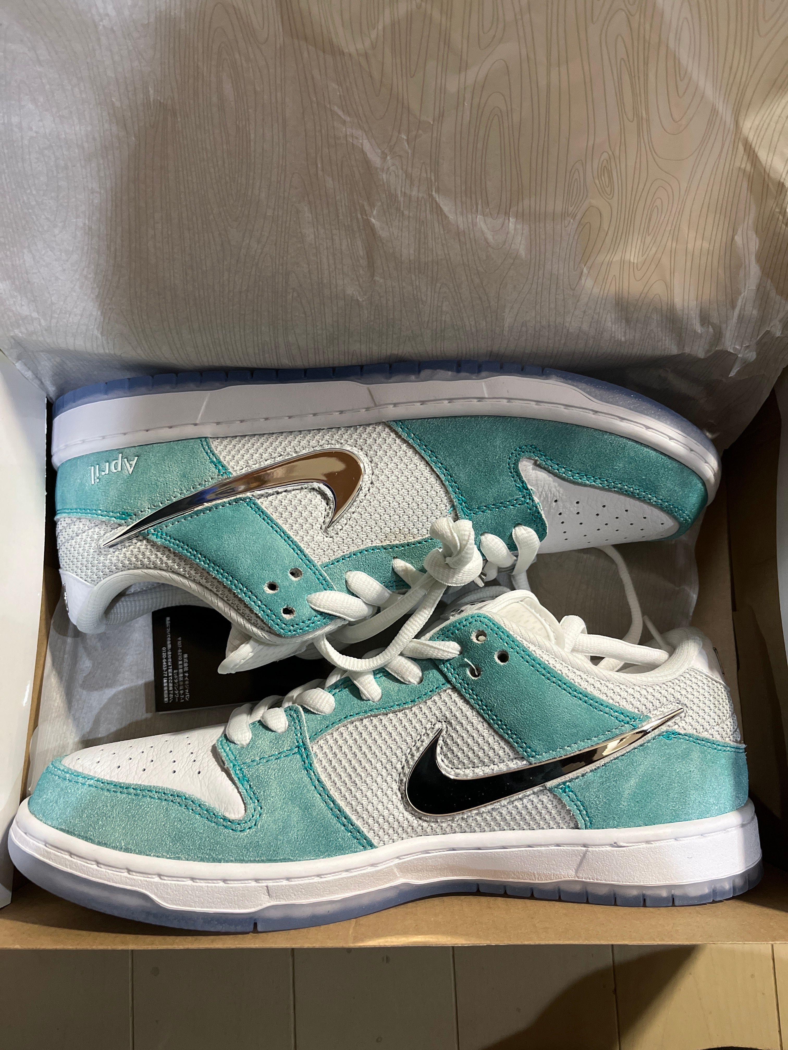 APRIL SKATEBOARDS × Nike SB Dunk Low Pro QS "White and Multi-Color"