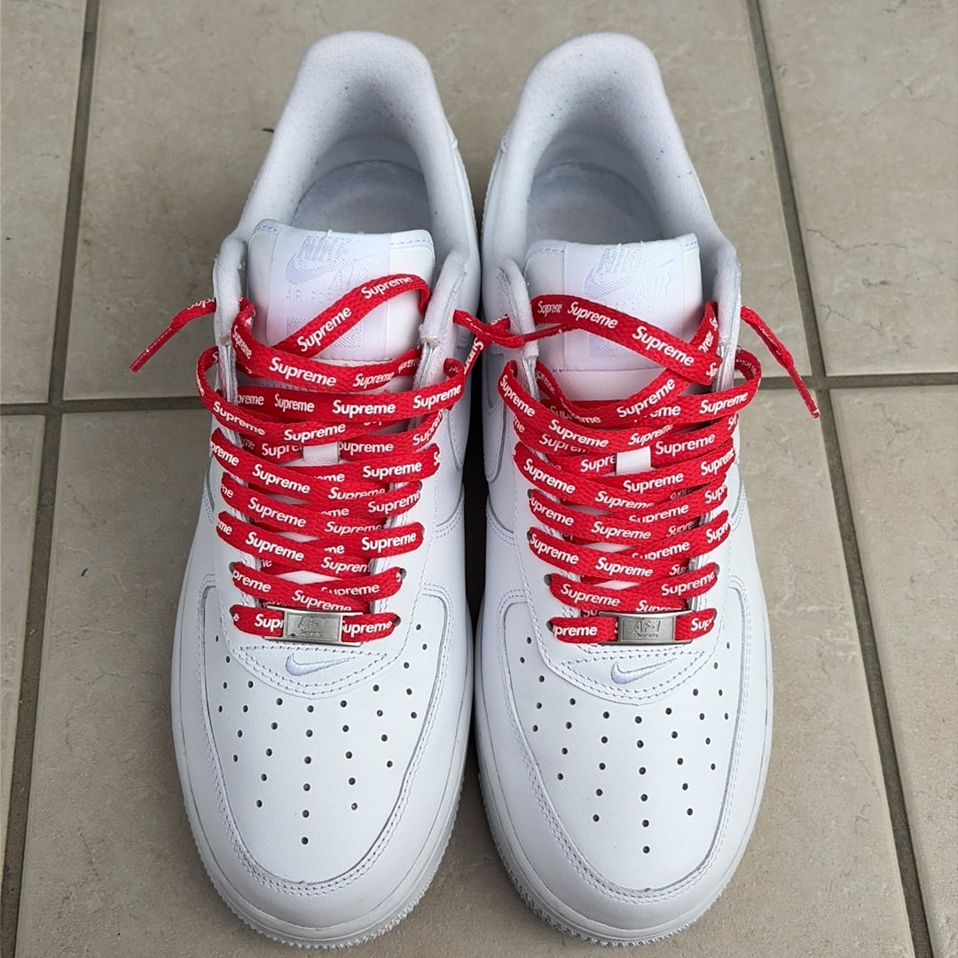 Supreme × Nike Air Force 1 Low "White"