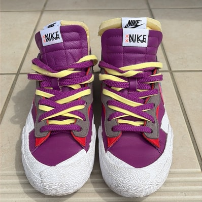KAWS × sacai × Nike Blazer Low "Purple Dusk"