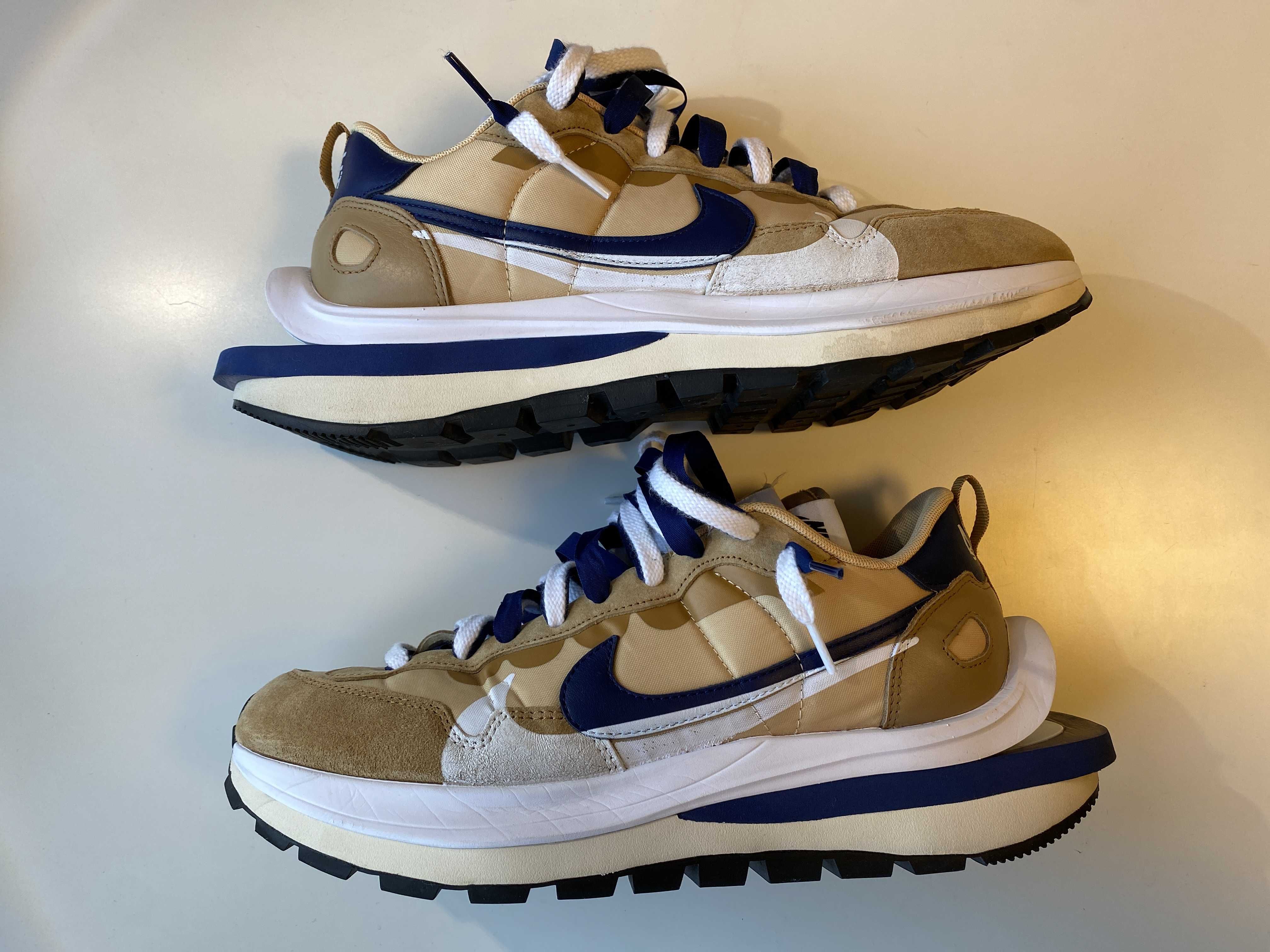 Sacai × Nike Vapor Waffle "Sesame And Blue Void"