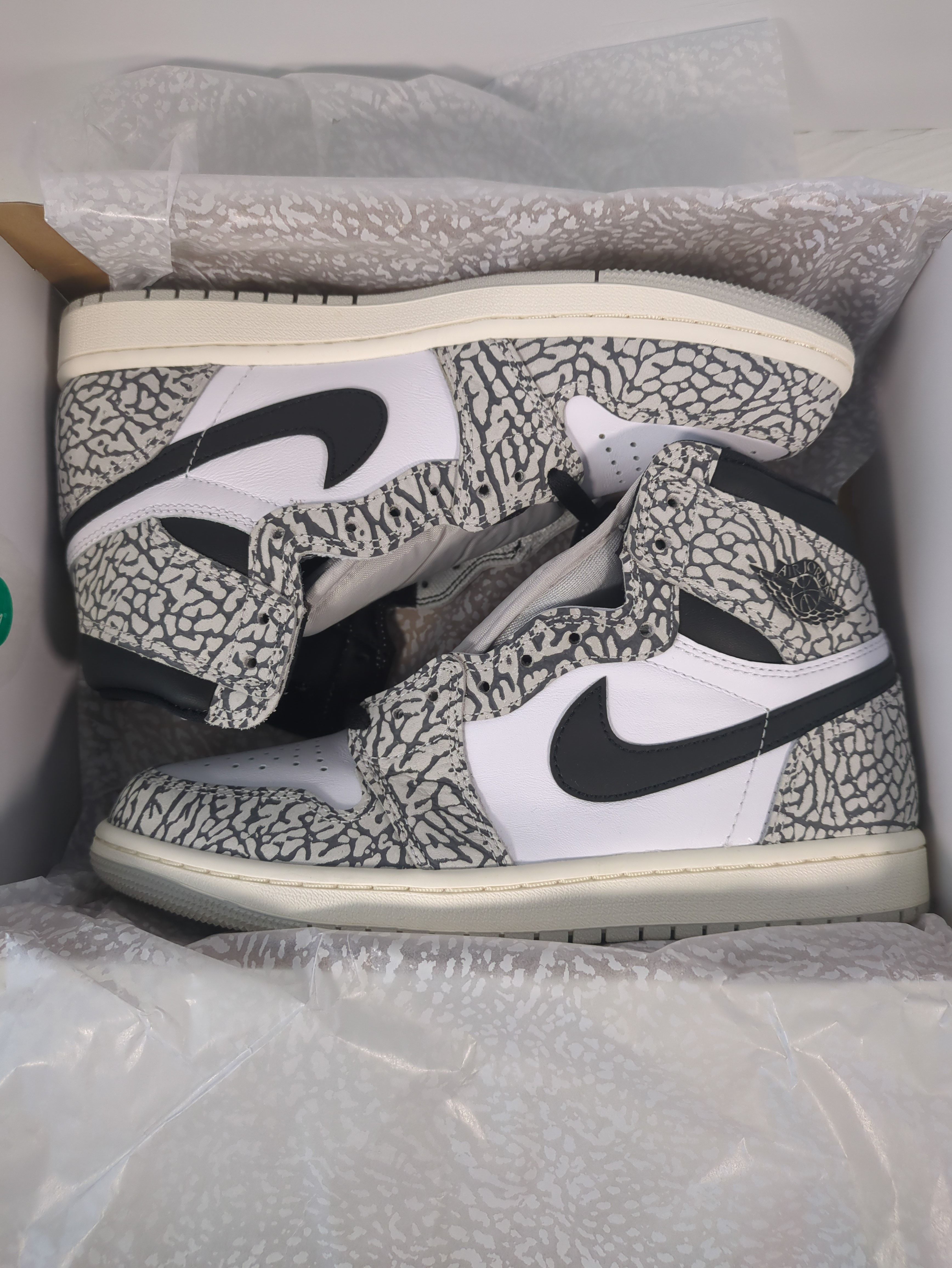 Nike Air Jordan 1 High OG "White Cement/Safari"