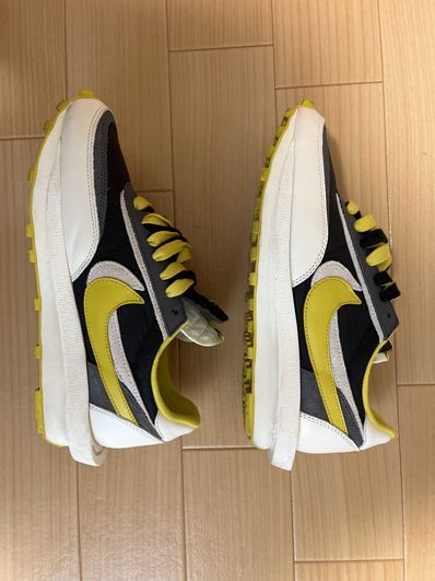 UNDERCOVER × sacai × Nike LD Waffle "Black/Sail-Dark Grey-Bright Citron"