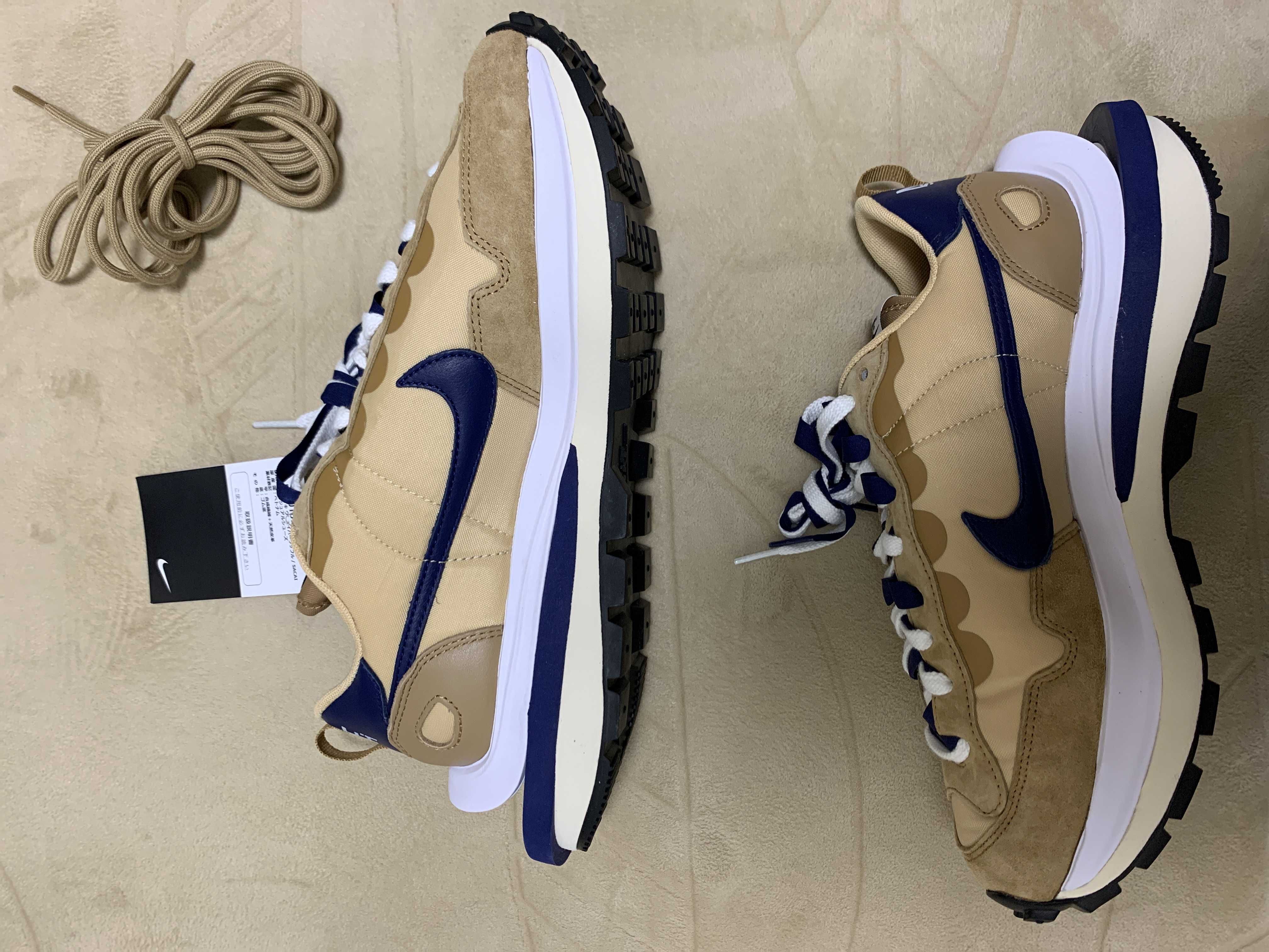 Sacai × Nike Vapor Waffle "Sesame And Blue Void"