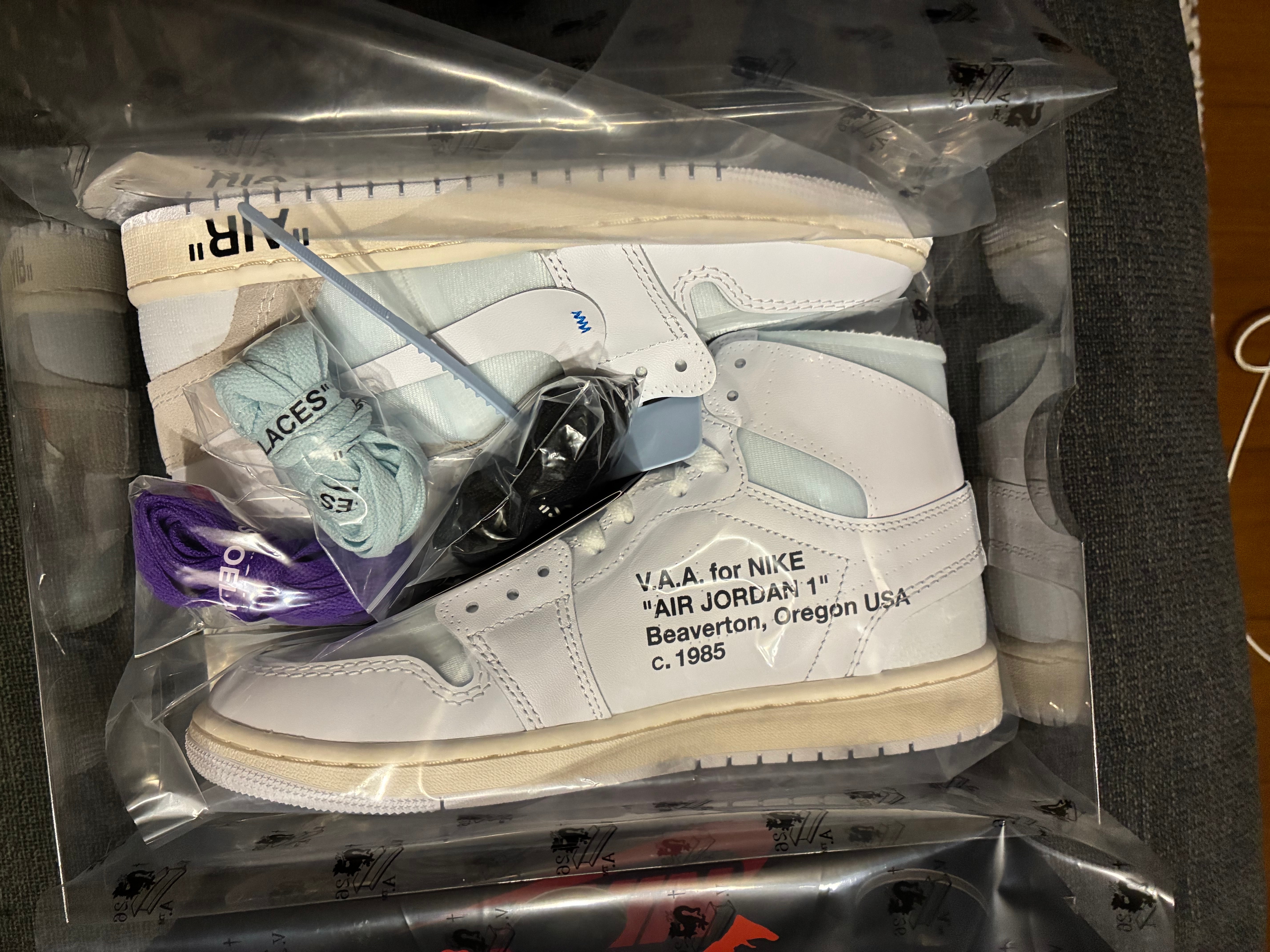 Virgil Abloh Archive (V.A.A.) × Nike Air Jordan 1 Retro High OG "Alaska"