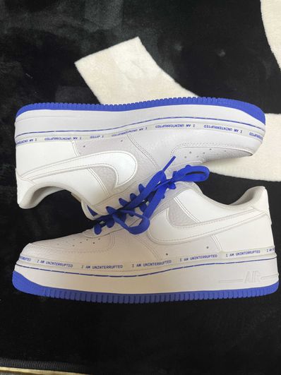 Uninterrupted × Nike Air Force 1 "White/Lapis Blue"