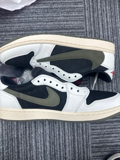 Travis Scott × Nike Women's Air Jordan 1 Low OG "Medium Olive"