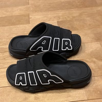 Nike Air More Uptempo Slide "Black" (DV2132-001/DV2137-001)