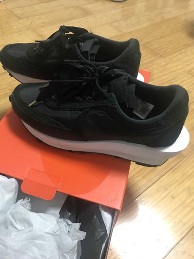 sacai × Nike LDV Waffle "Triple Black"