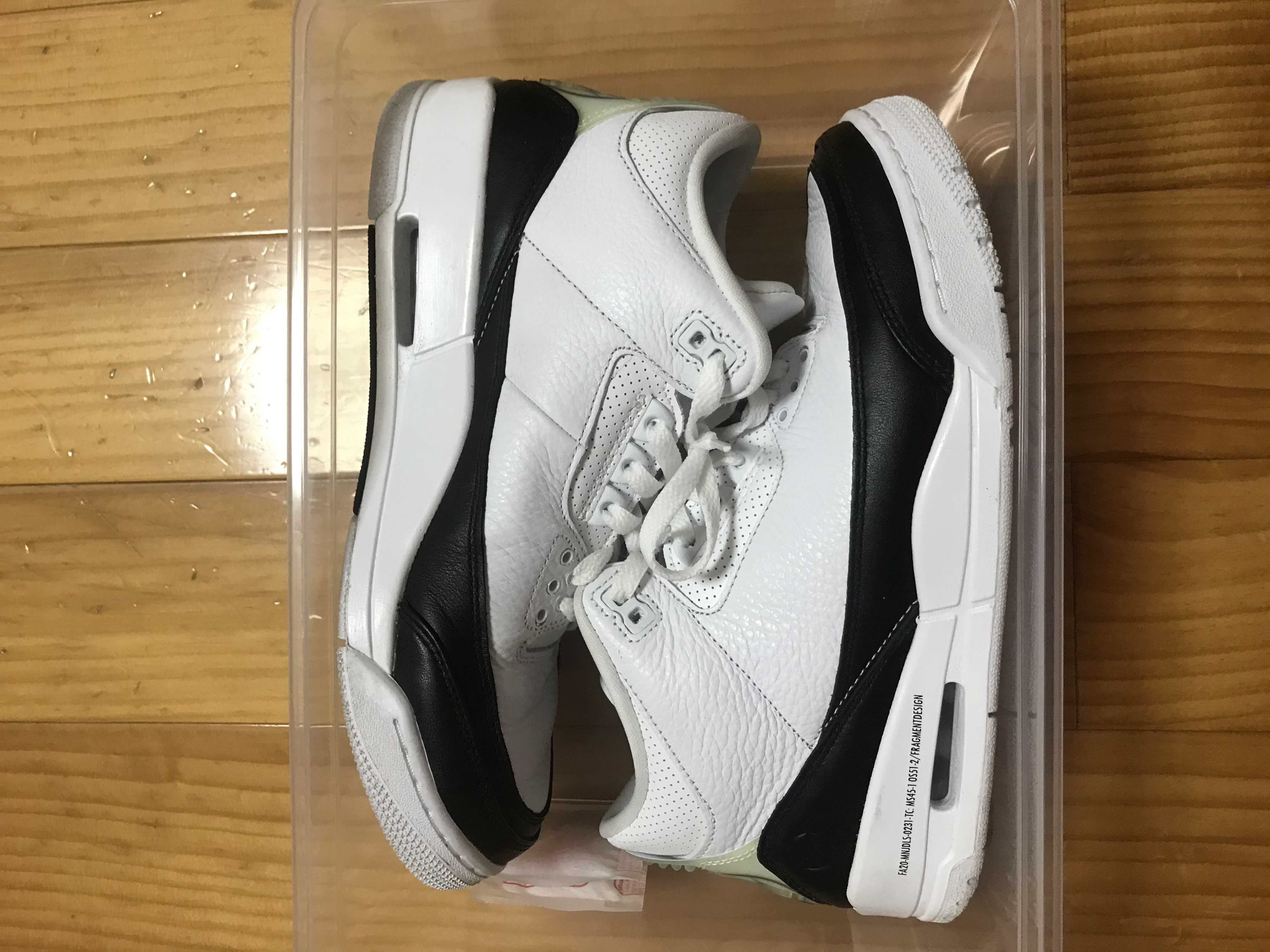 Fragment × Nike Air Jordan 3 "White/Black"