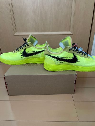 Off-White × Nike Air Force 1 Low "Volt"