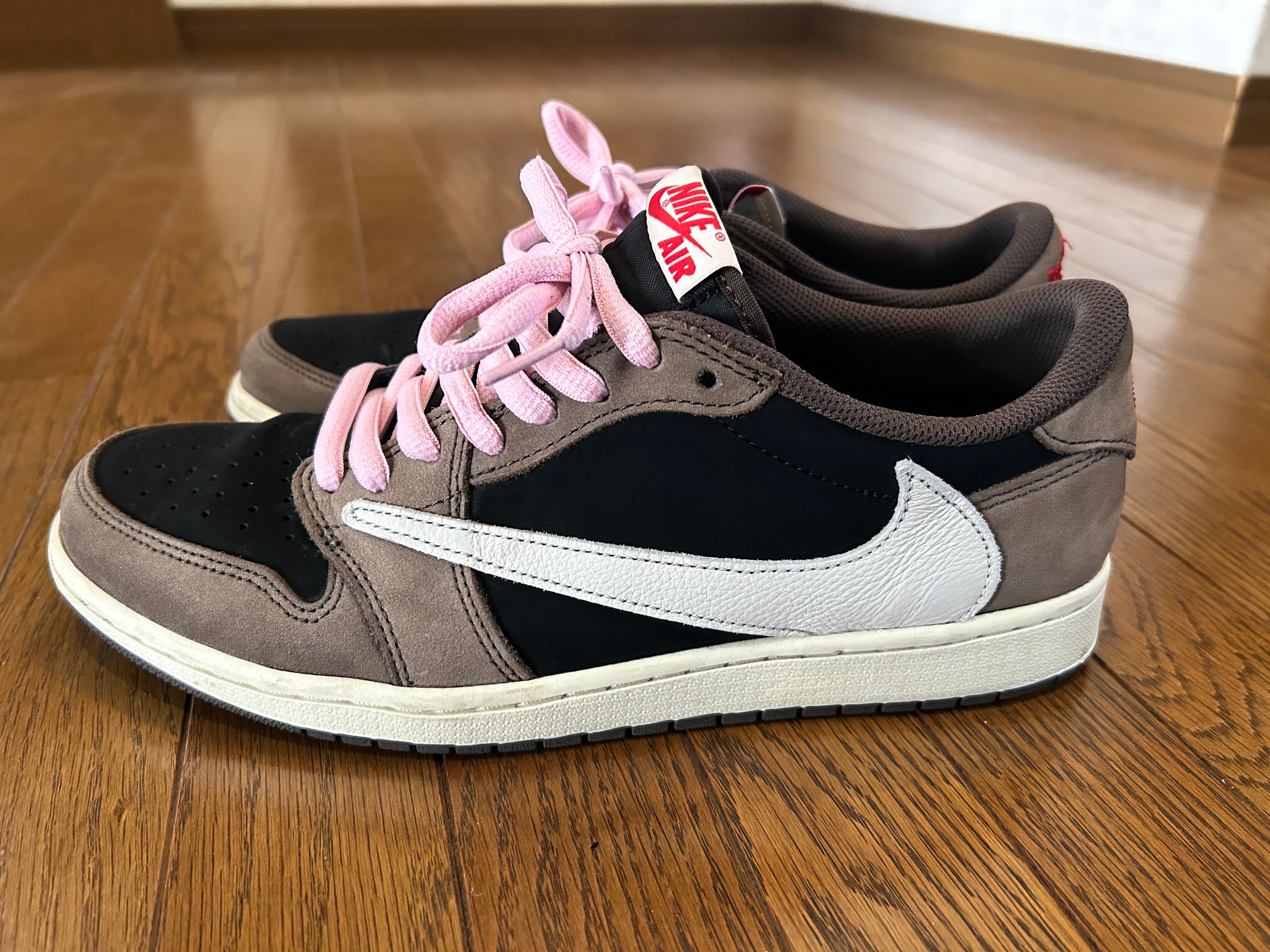 Travis Scott × Nike Air Jordan 1 Low OG SP-T  "Black/Dark Mocha"