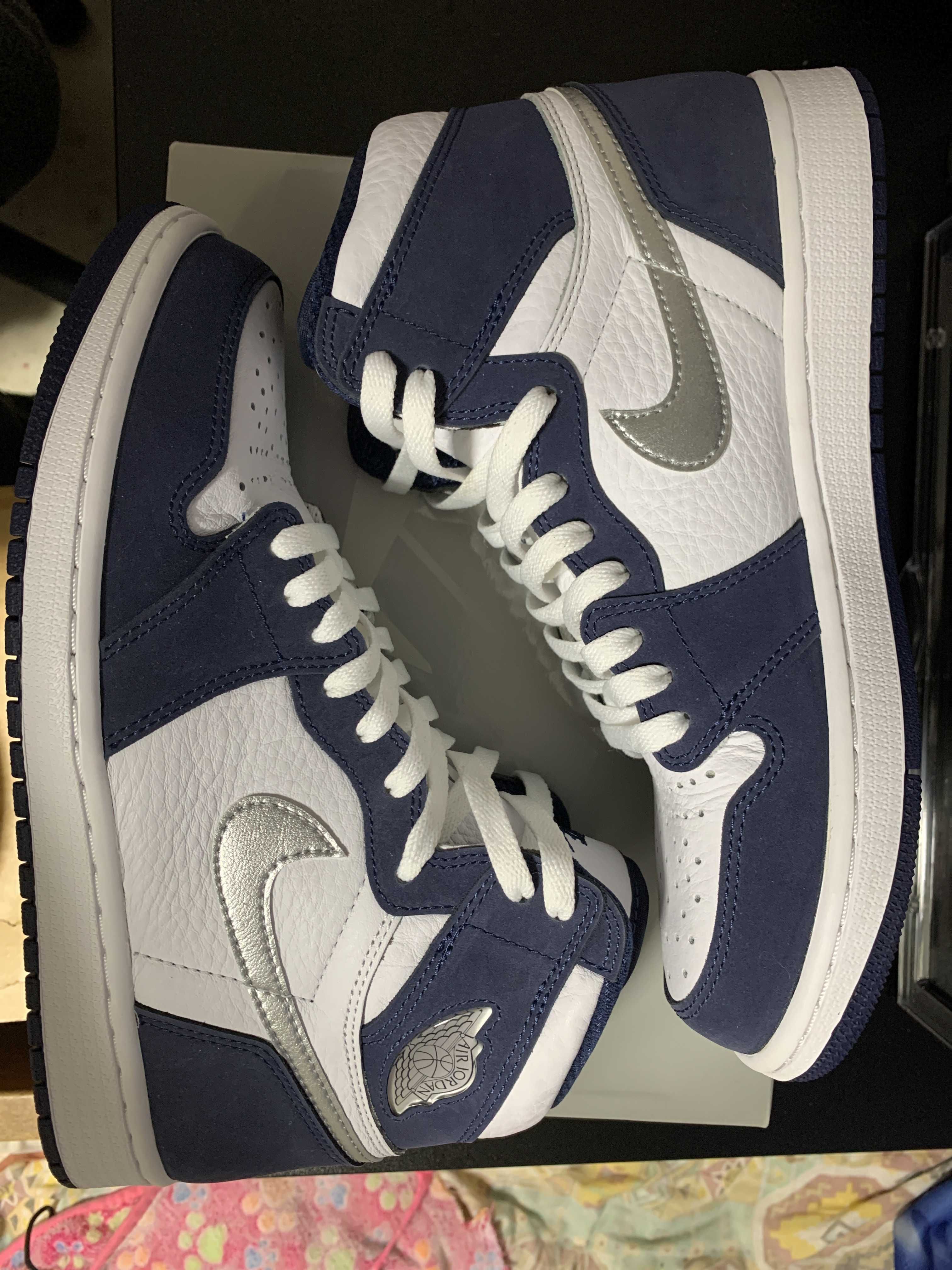 Nike Air Jordan 1 High OG CO.JP "White/Midnight Navy" (2020)(ブリーフケースなし)