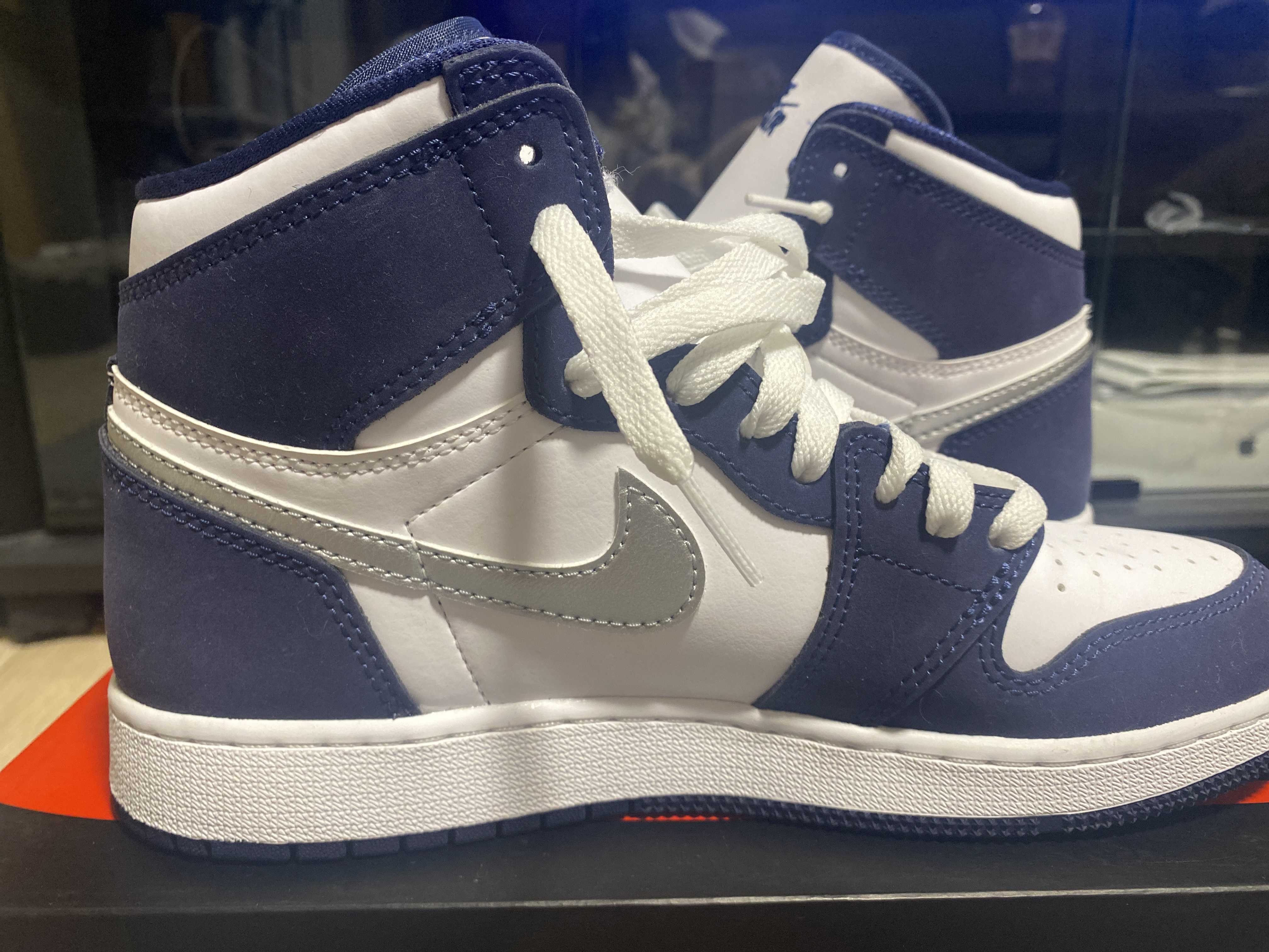 Nike GS Air Jordan 1 High OG CO.JP "Midnight Navy" (2020)(ブリーフケースなし)