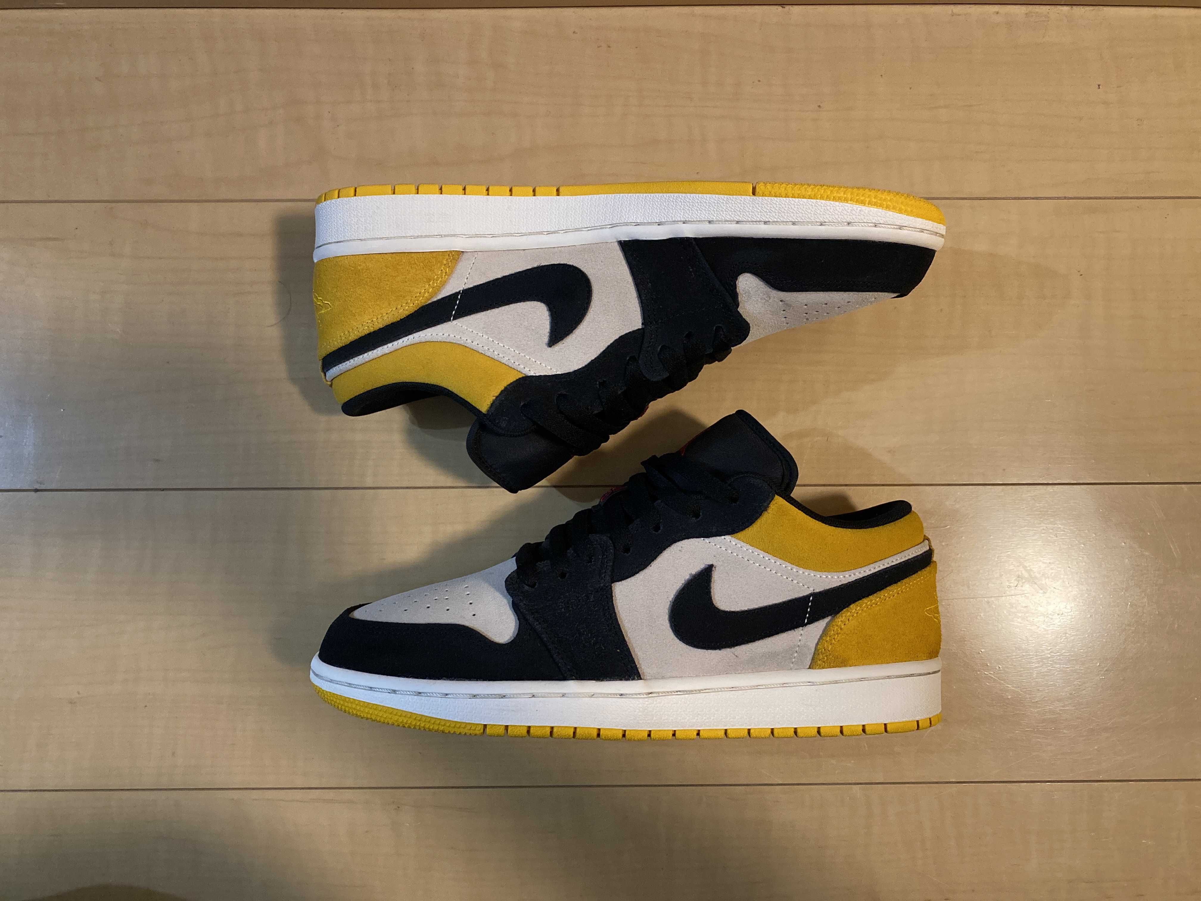 Nike Air Jordan 1 Low "Sail University Gold Black"