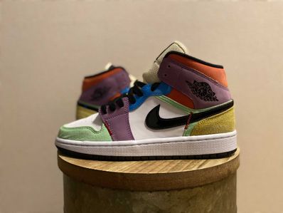 Nike Women's Air Jordan 1 Mid "Multi Color"