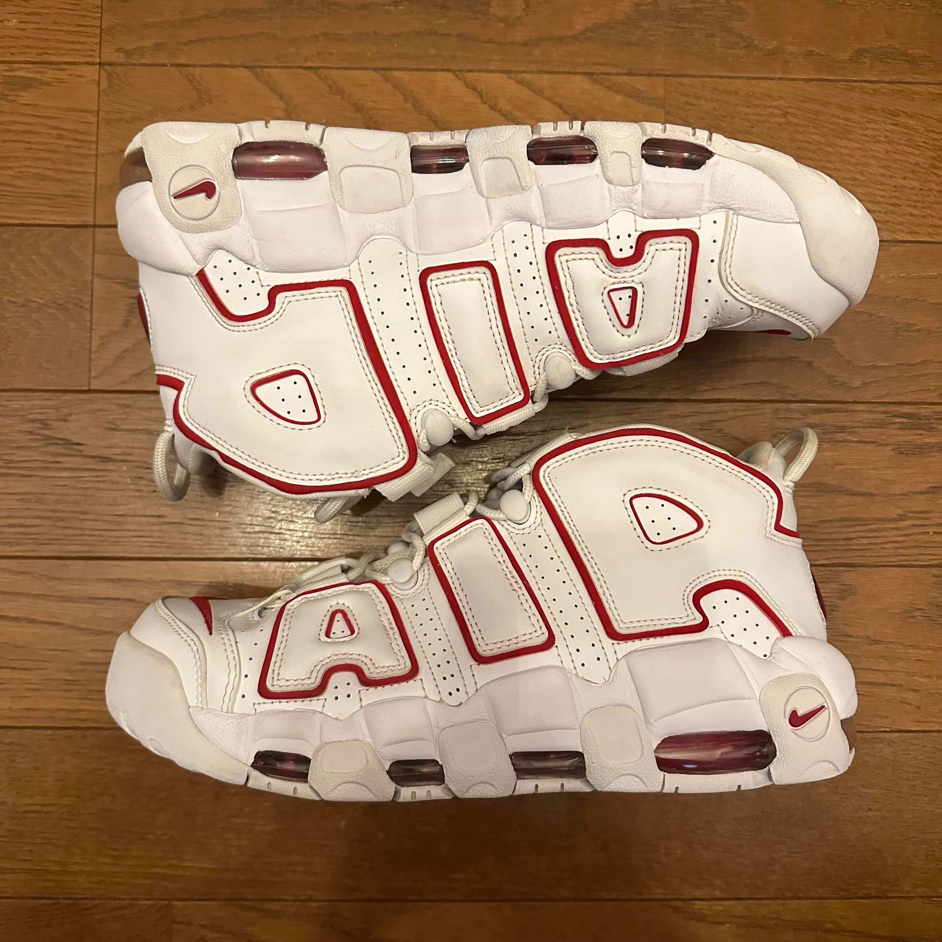 NIKE AIR MORE UPTEMPO "WHITE/VARSITY RED" (2021)