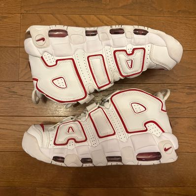 NIKE AIR MORE UPTEMPO "WHITE/VARSITY RED" (2021)