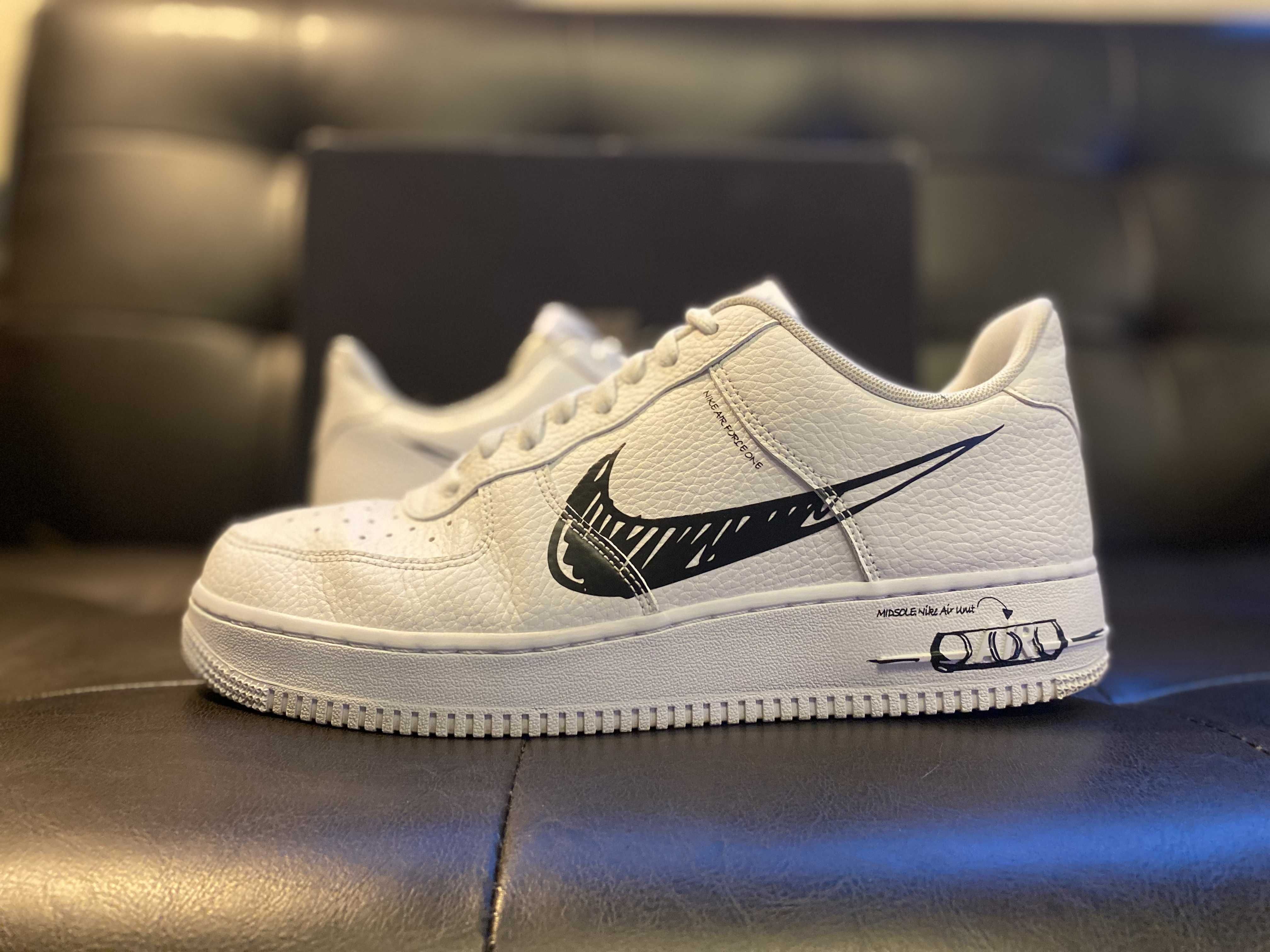 Nike Air Force 1 Low LV8 Utility "Black Sketch"