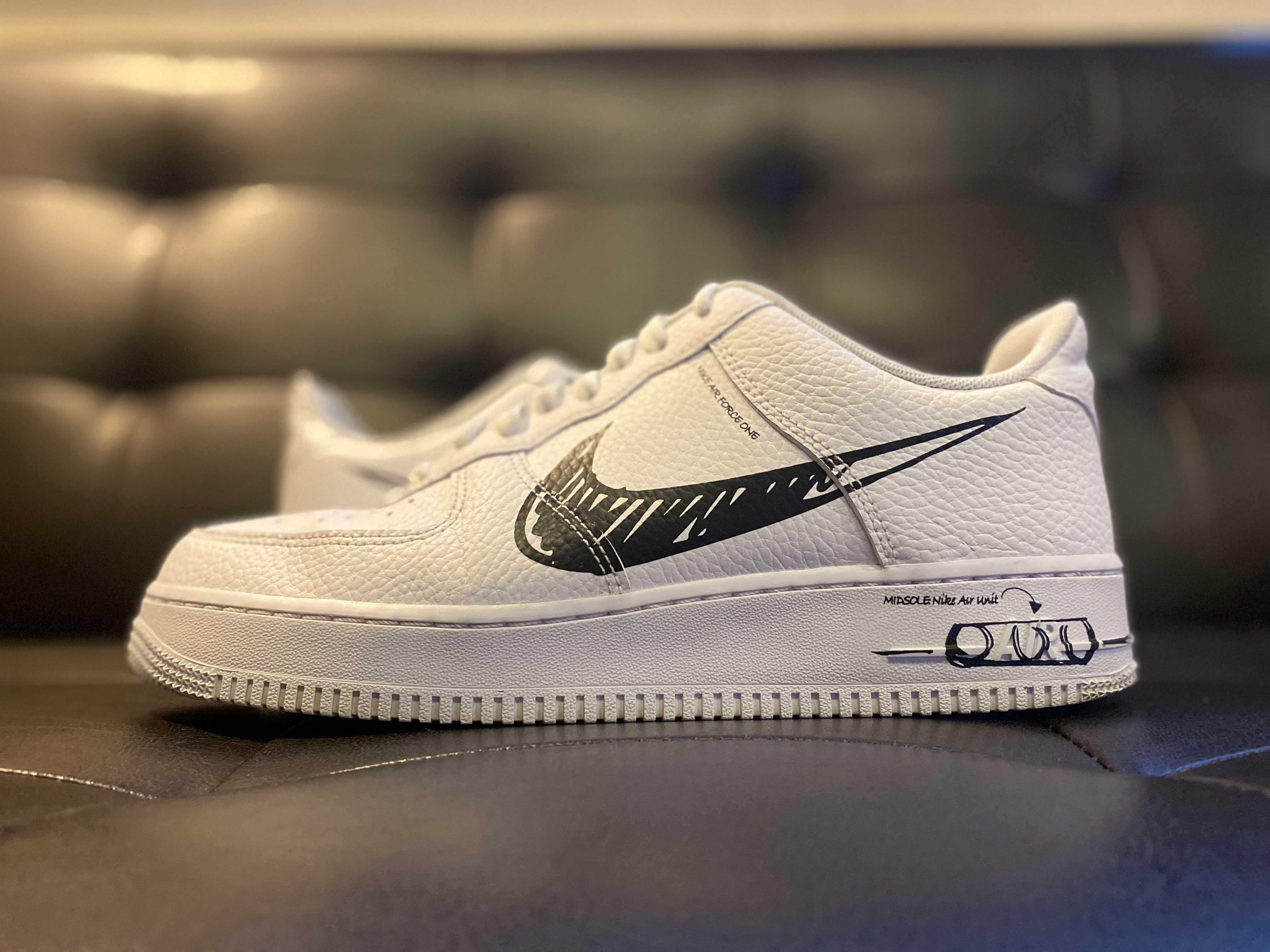 Nike Air Force 1 Low LV8 Utility "Black Sketch"