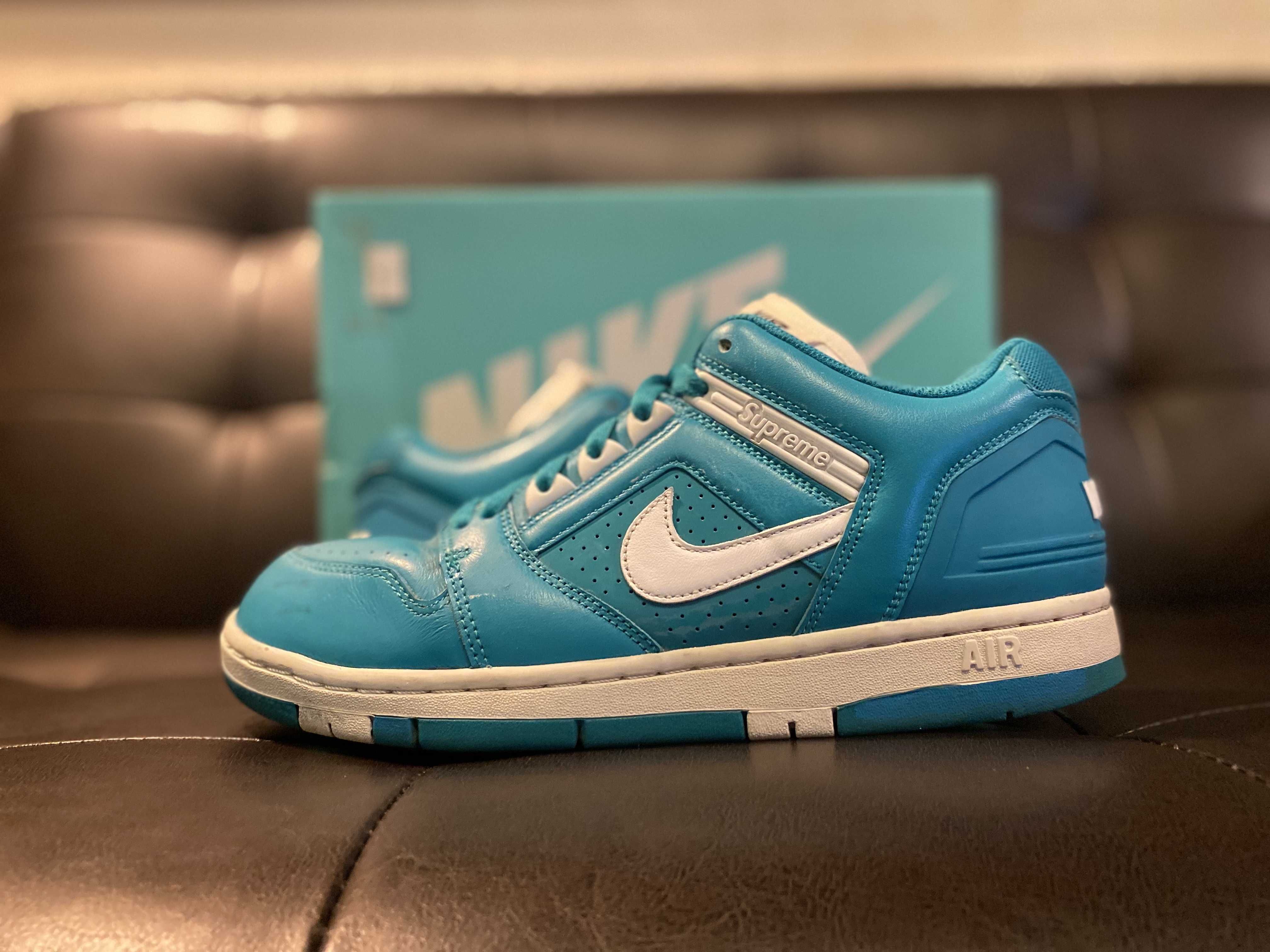 Supreme × Nike SB Air Force 2 Low "New Emerald"