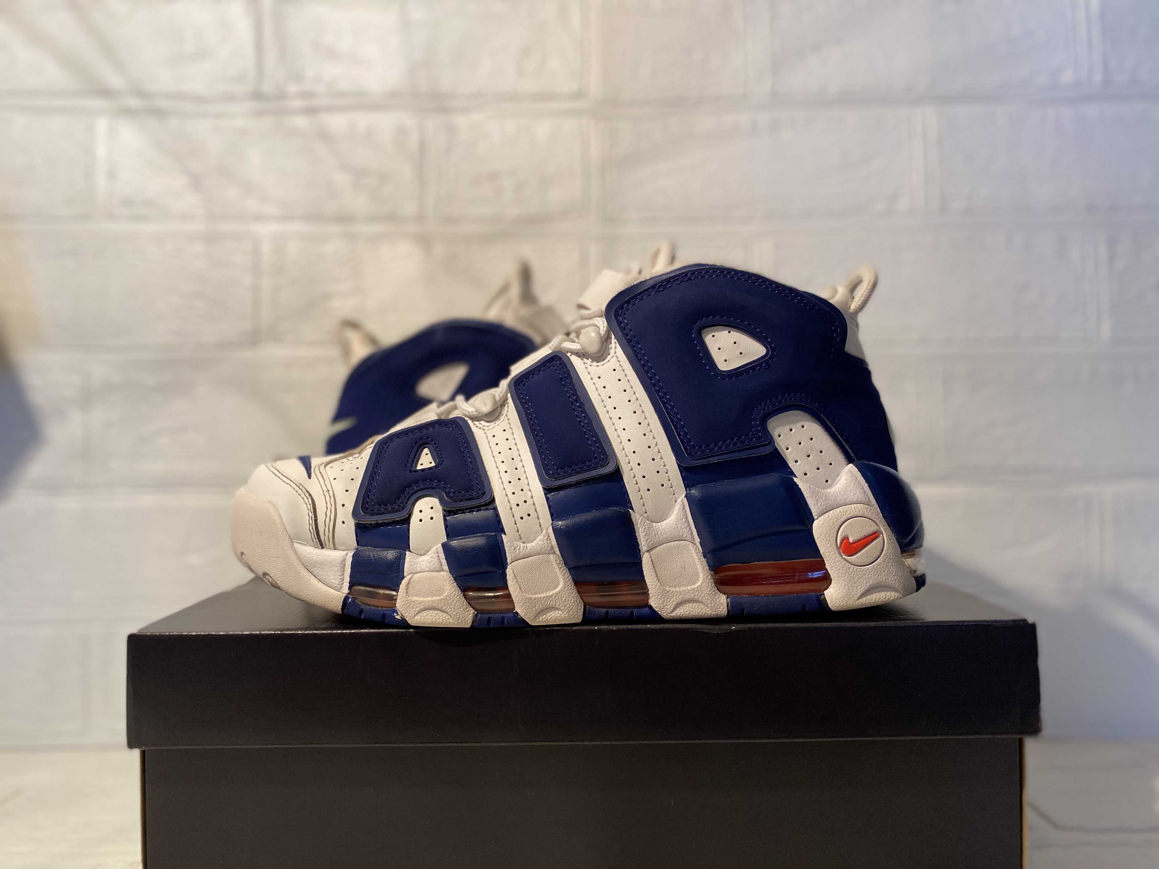 NIKE AIR MORE UPTEMPO 96 "WHITE/DEEP ROYAL BLUE"