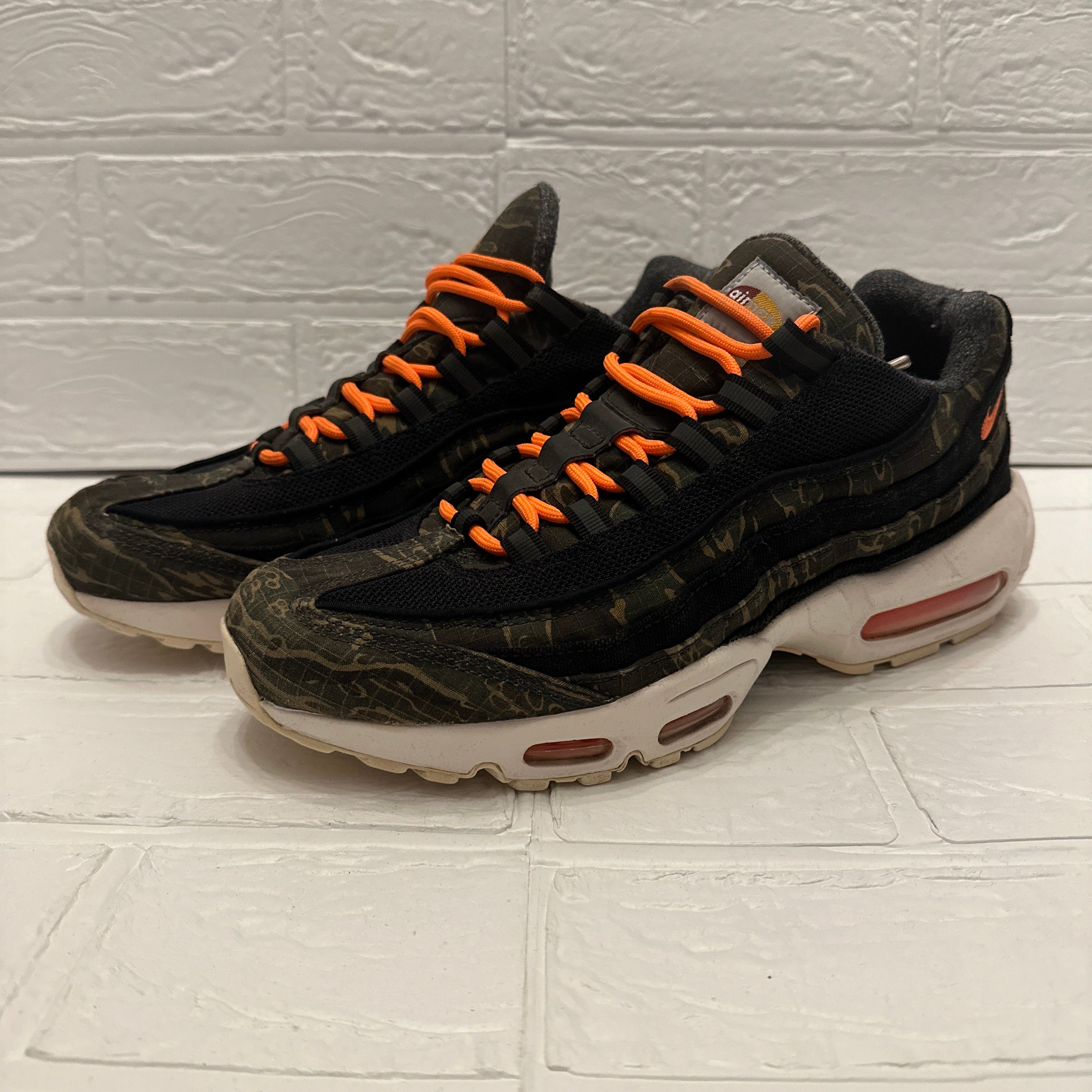 Carharte WIP × Nike Air Max 95 "Black/Sail/Total Orange"