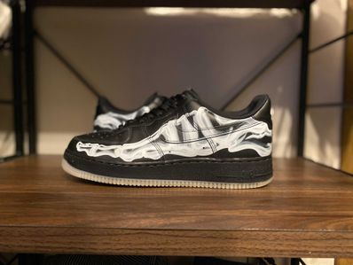 Nike Air Force 1 Low "Black Skeleton"