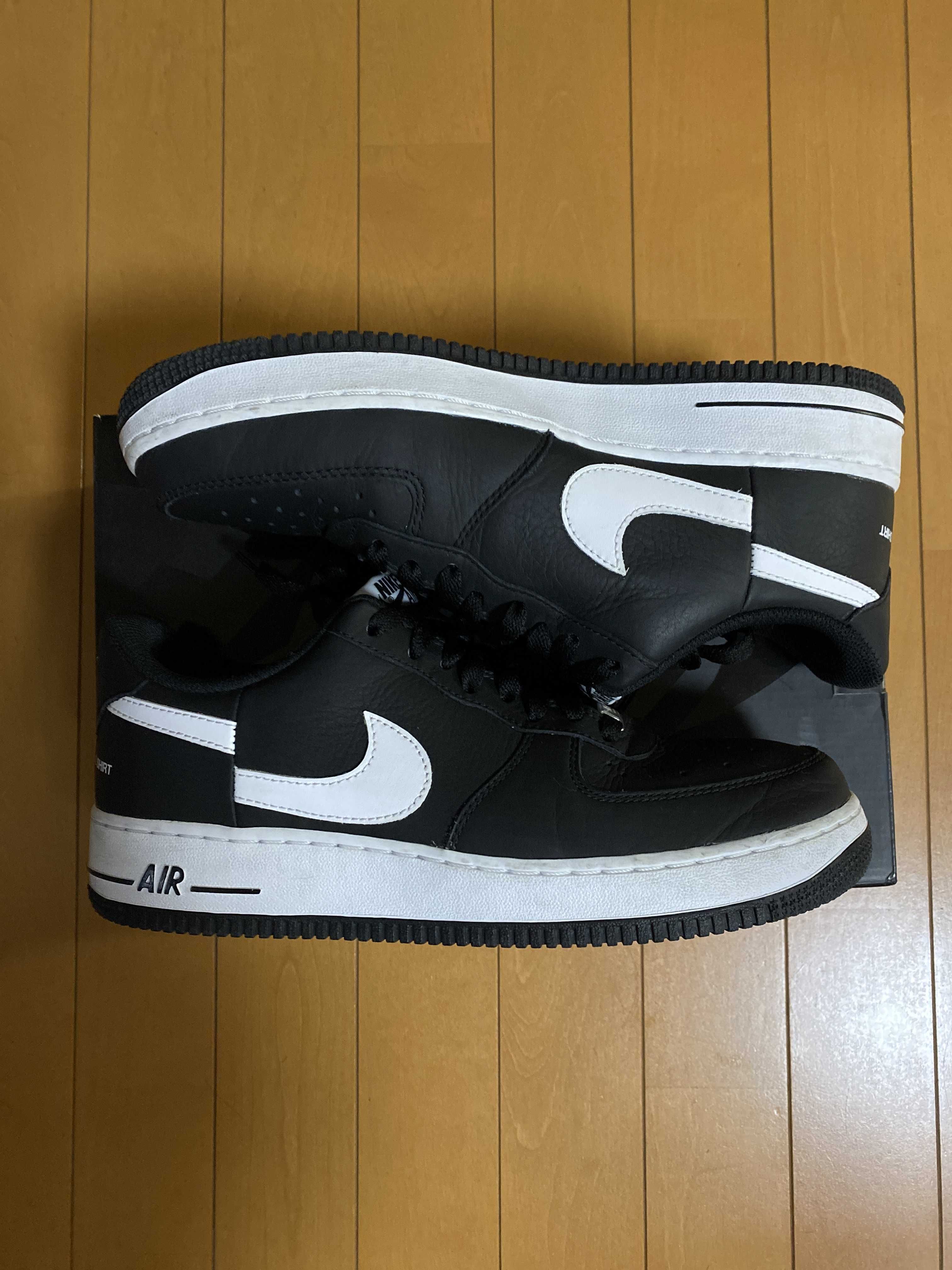 Supreme × COMME des GARCONS SHIRT × Nike Air Force 1 Low "Black/White" (2018)