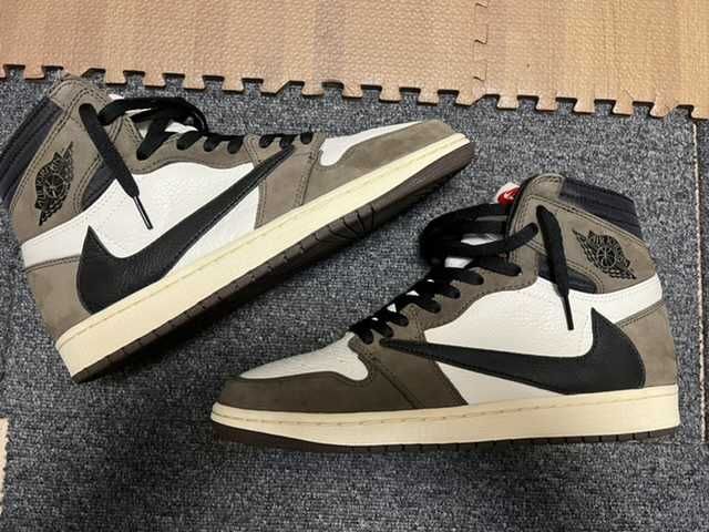 Travis Scott × Nike Air Jordan 1 Retro High OG TS SP "Sail/Dark Mocha"
