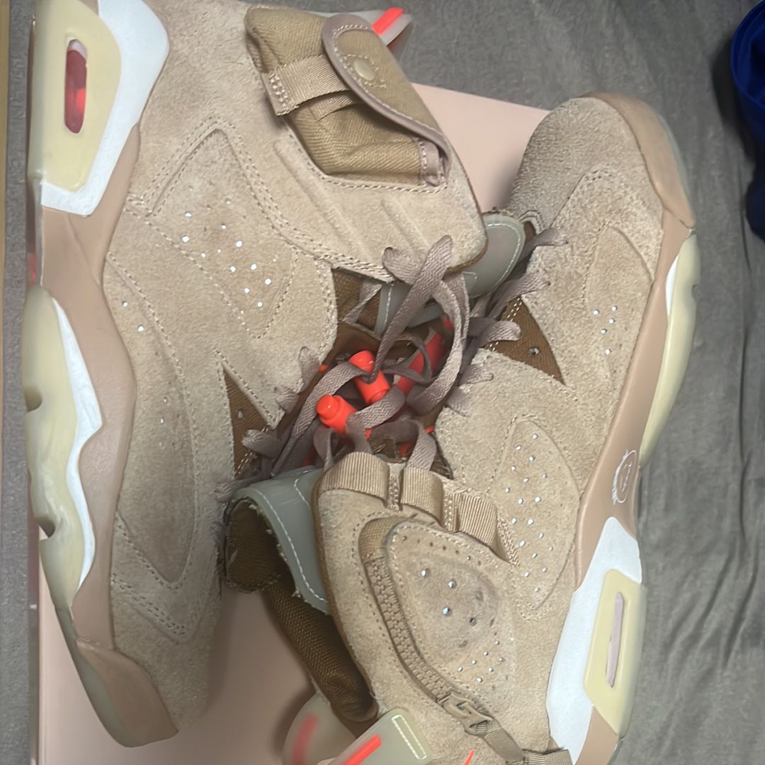 Travis Scott × Nike Air Jordan 6 "British Khaki"