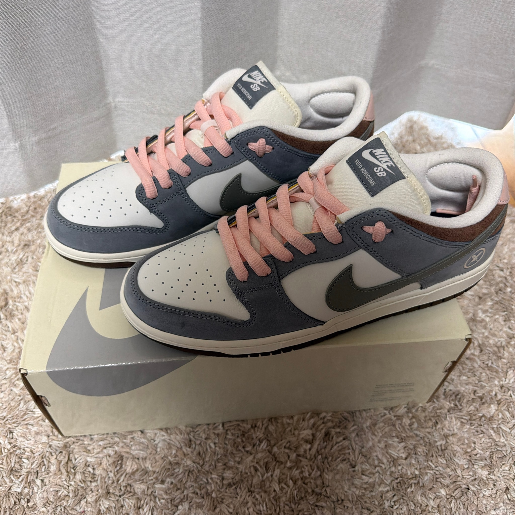 堀米 雄斗(Yuto Horigome) × Nike SB Dunk Low Pro QS "Wolf Grey"