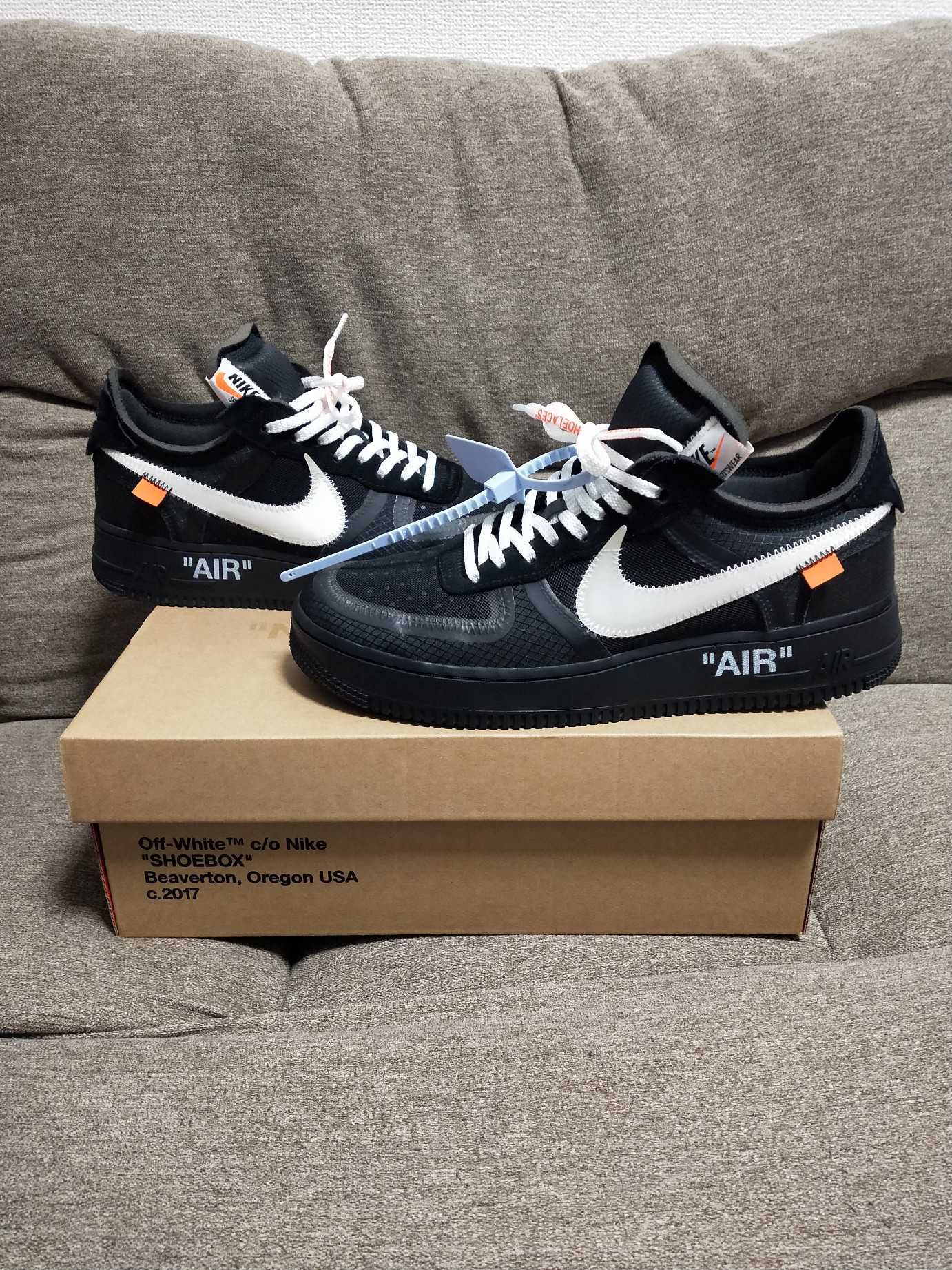 Off-White × Nike Air Force 1 Low "Black"