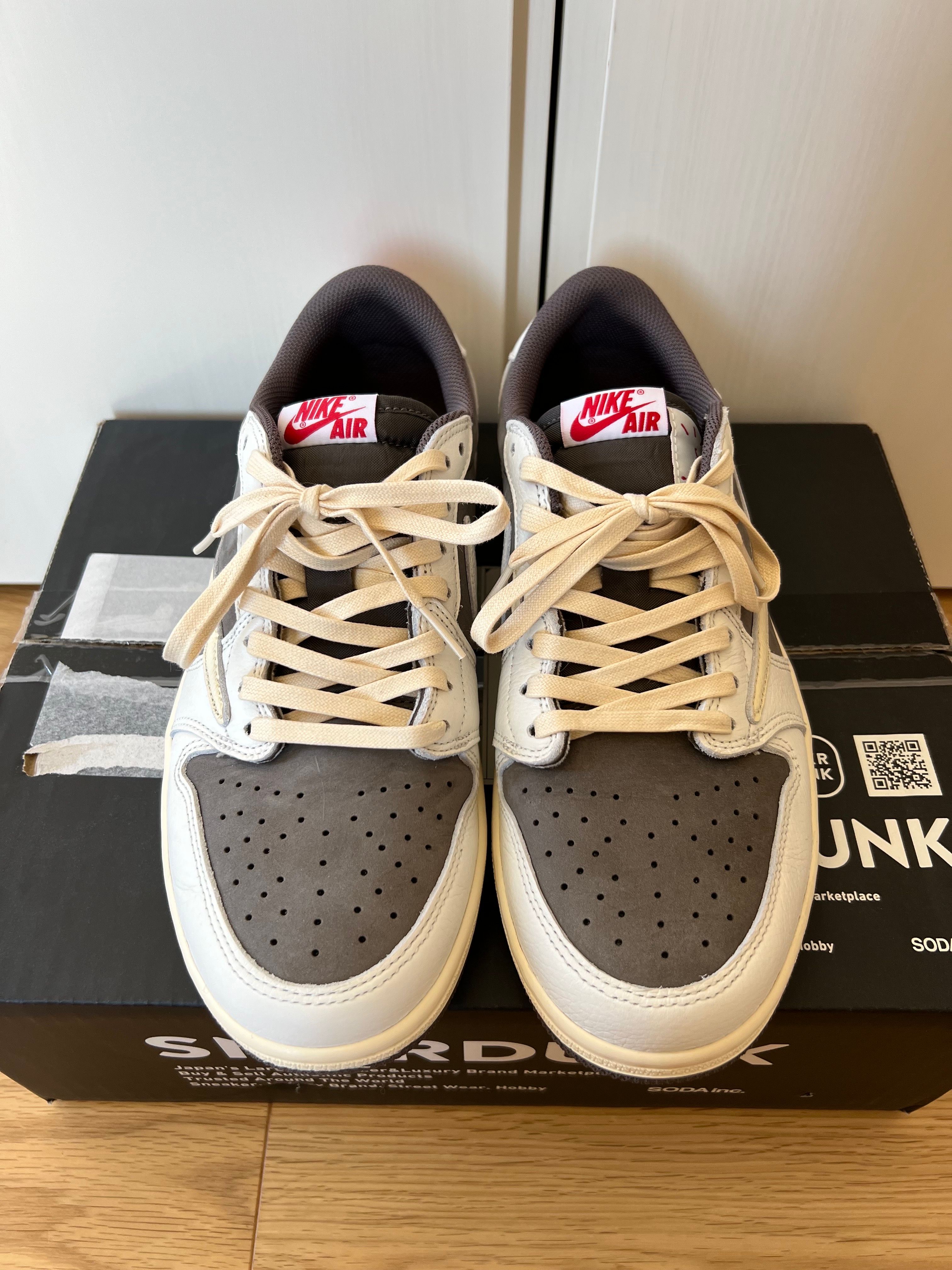 Travis Scott × Nike Air Jordan 1 Low OG SP "Reverse Mocha/Sail and Ridgerock"