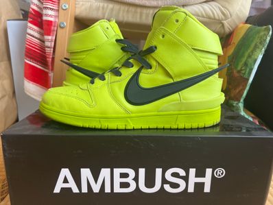 AMBUSH × NIKE DUNK HIGH "FLASH LIME"
