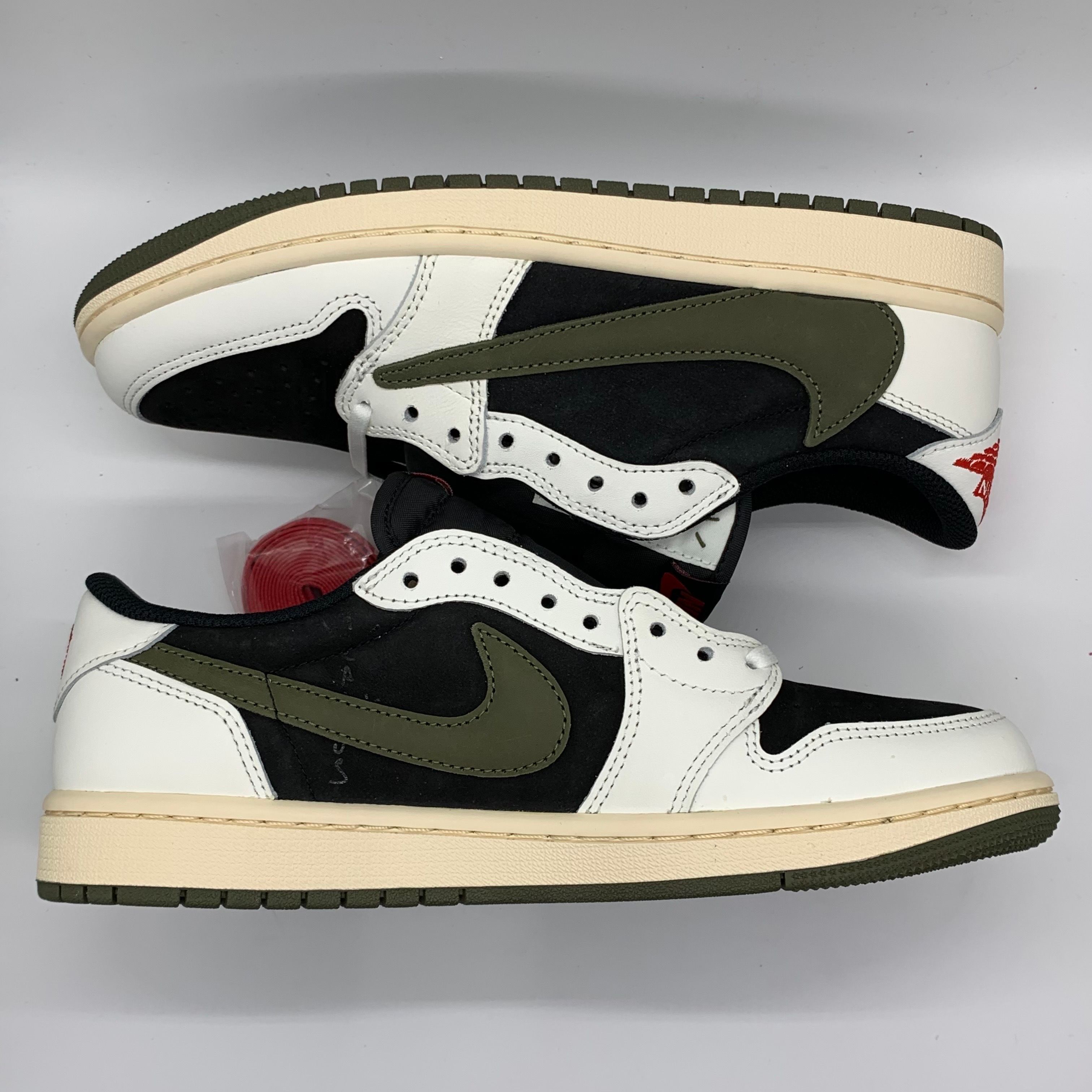 Travis Scott × Nike Women's Air Jordan 1 Low OG "Medium Olive"