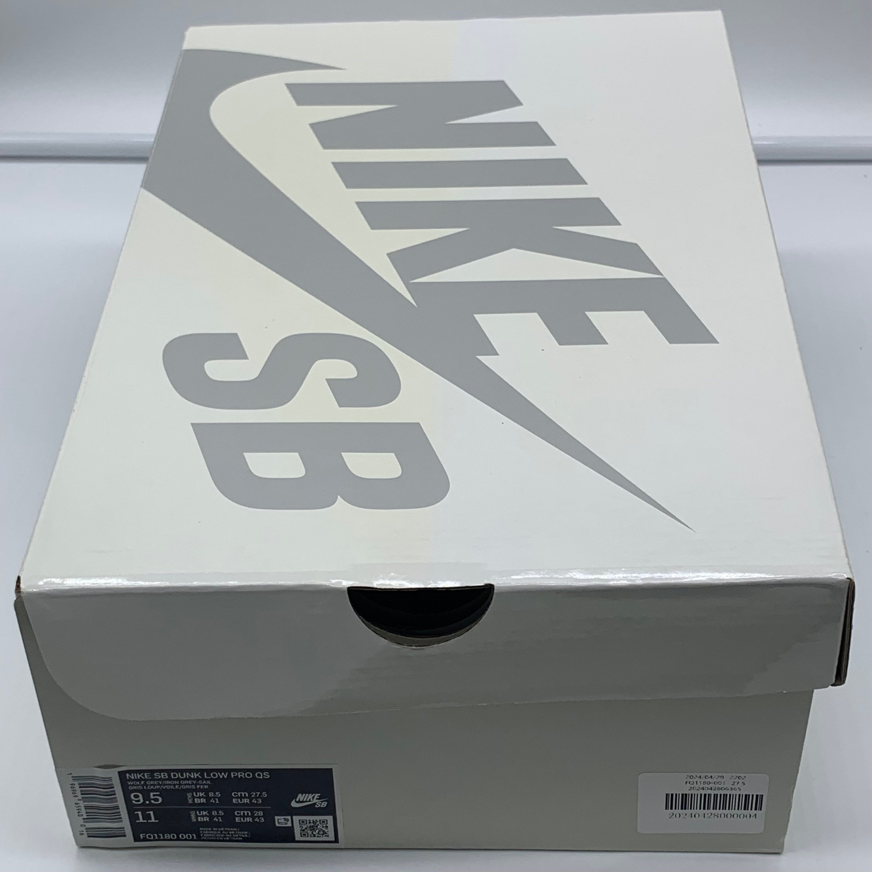 堀米 雄斗(Yuto Horigome) × Nike SB Dunk Low Pro QS "Wolf Grey"