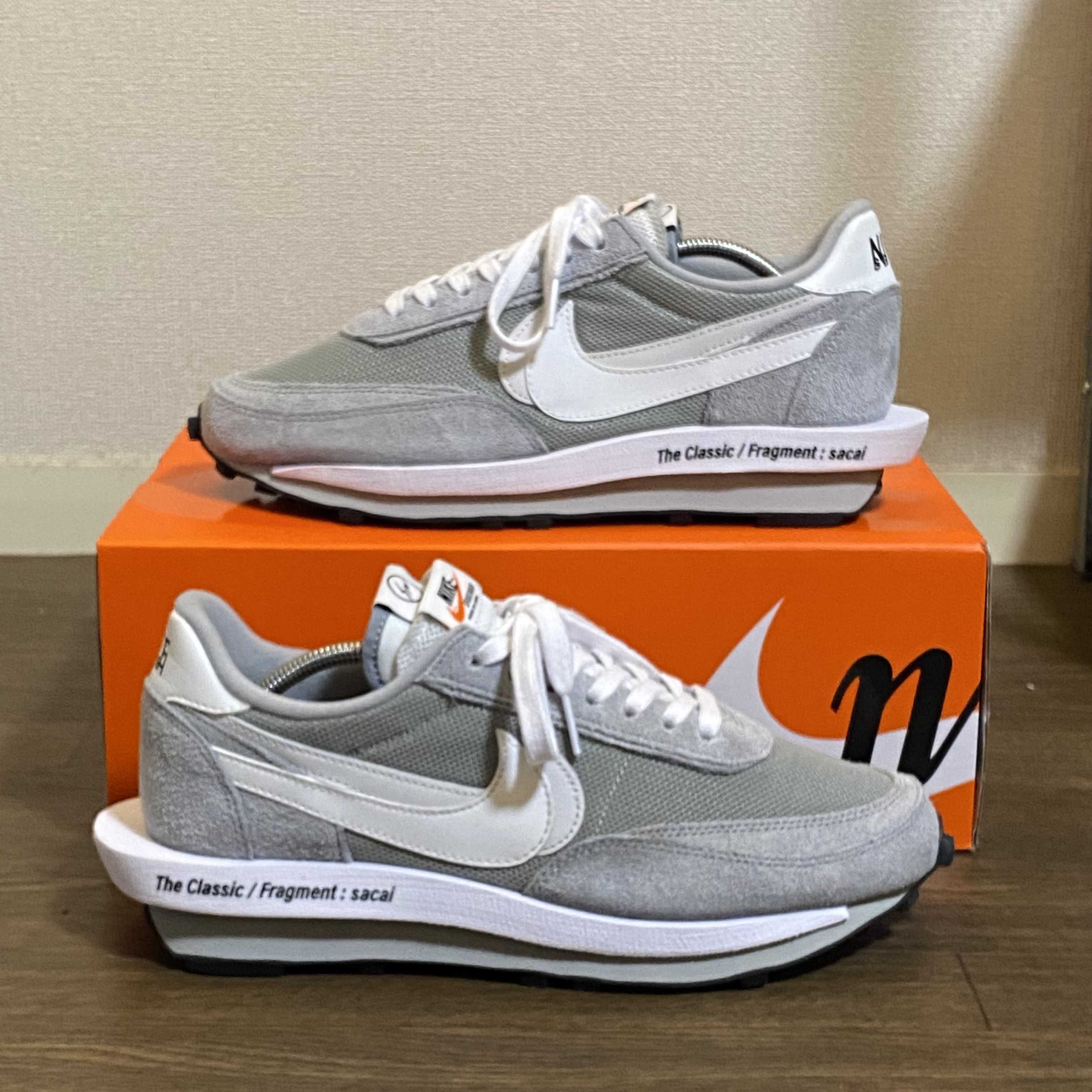 Fragment × sacai × Nike LD Waffle "Light Smoke Grey"