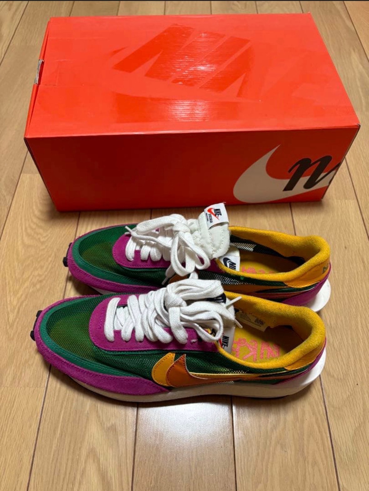 sacai × Nike LDV Waffle "Pine/Green"