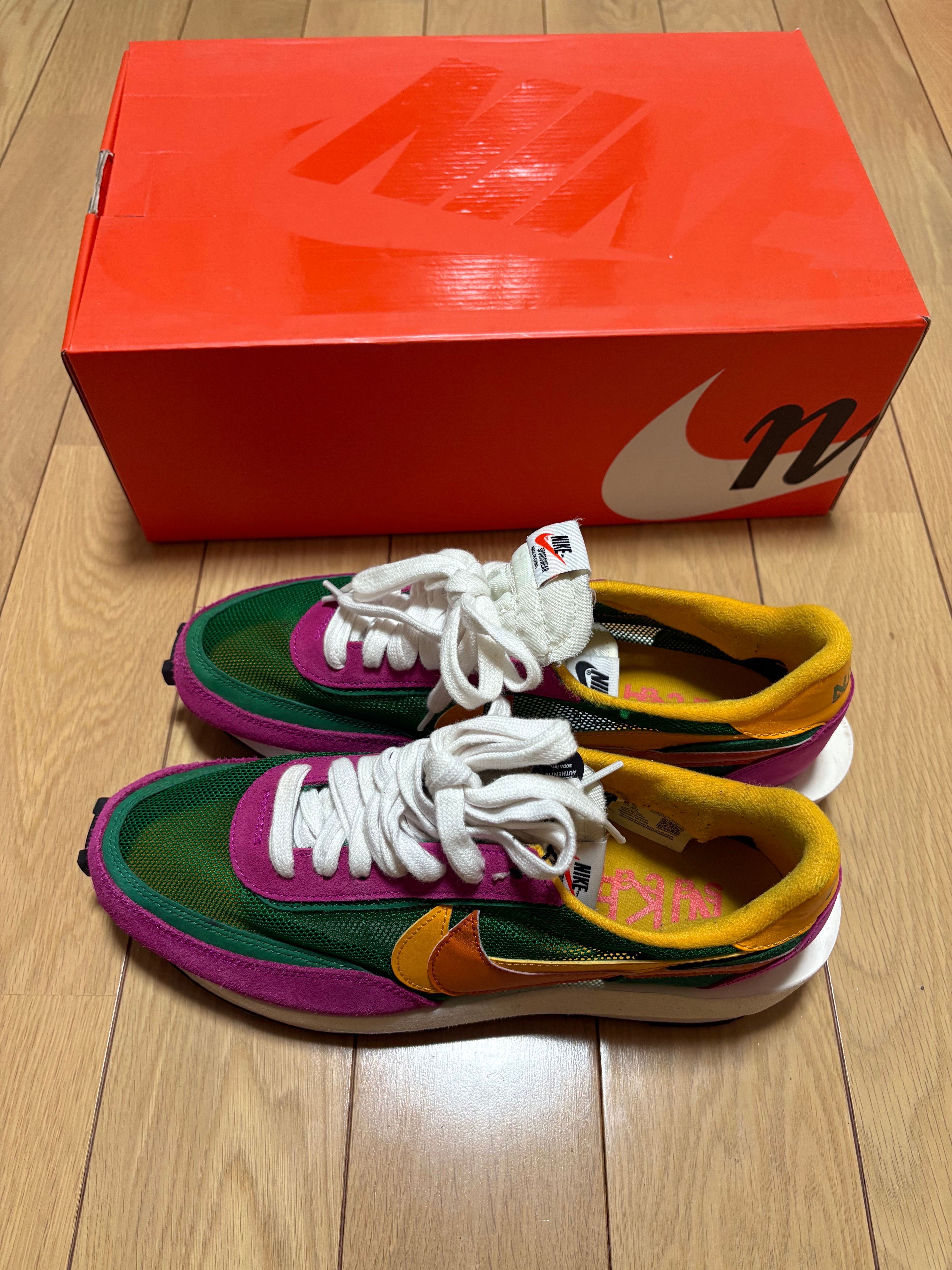 sacai × NIKE LDV WAFFLE "PINE GREEN"