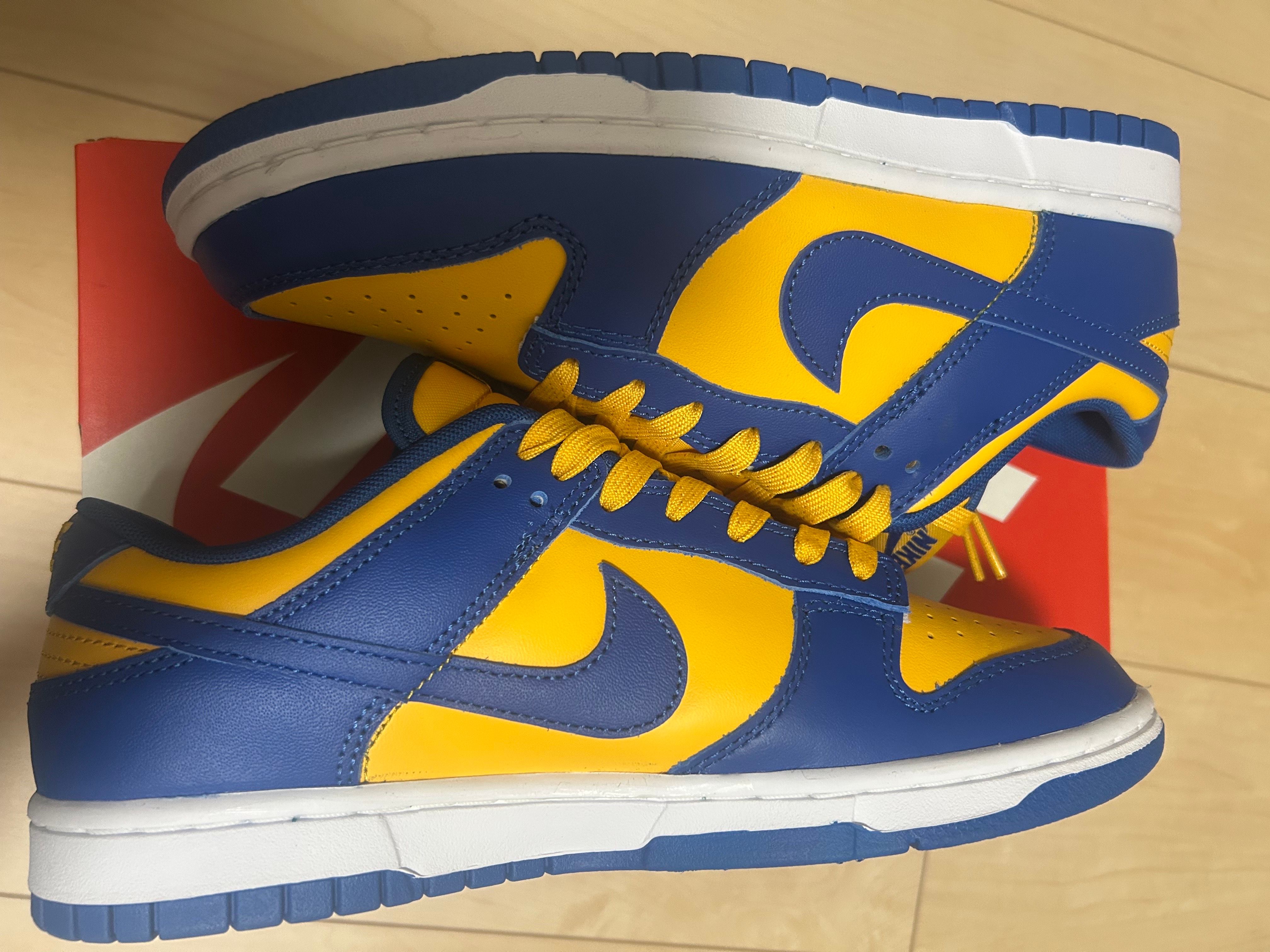 Nike Dunk Low "Blue Jay and University Gold"