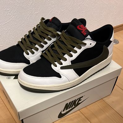 Travis Scott × Nike Women's Air Jordan 1 Low OG "Medium Olive"